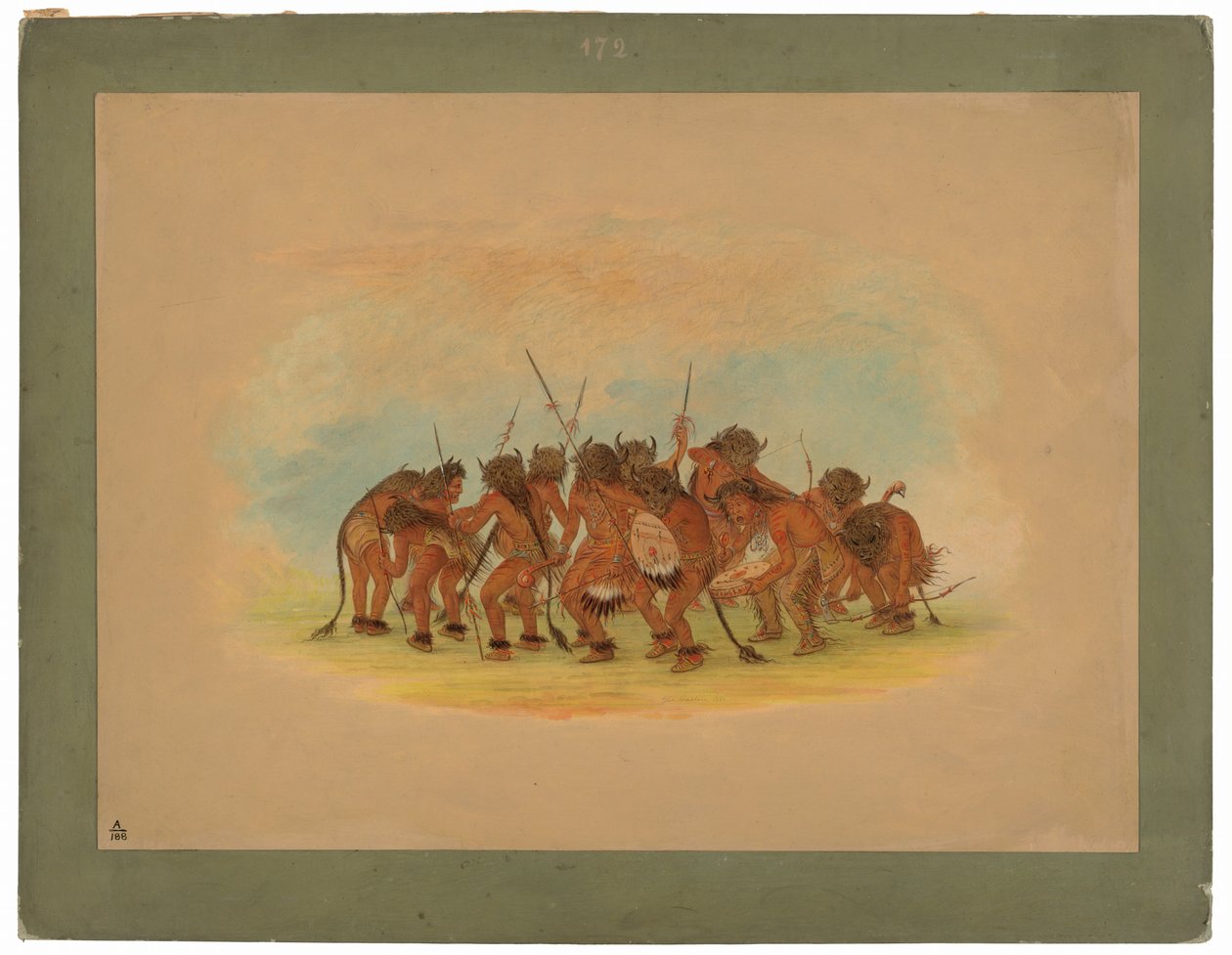 Buffalo Dance - Mandan tekijältä George Catlin