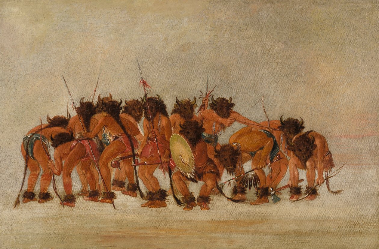 Buffalo Dance, Mandan tekijältä George Catlin