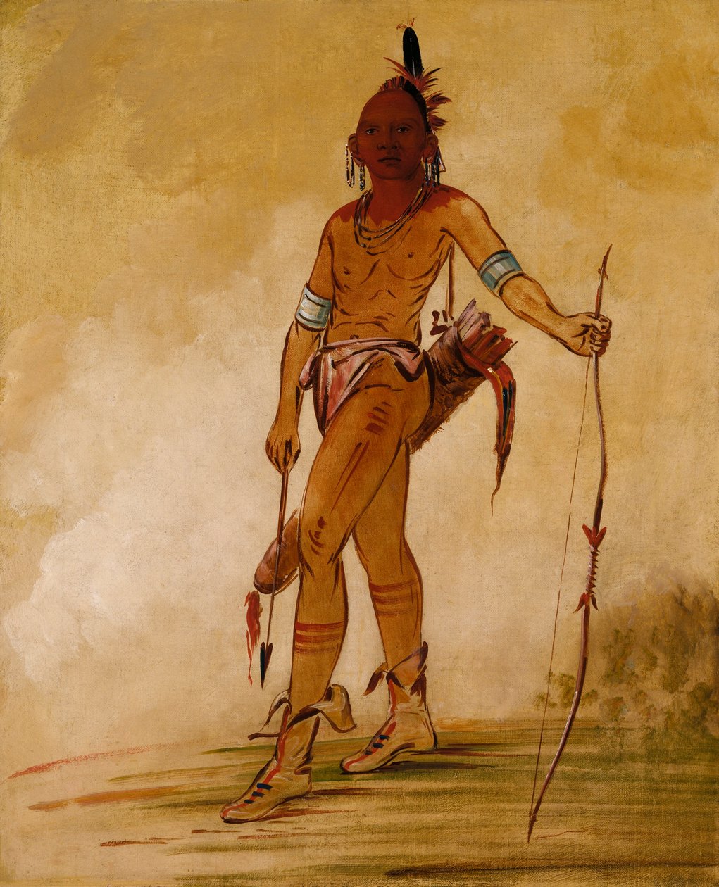 Cáh-he-ga-shín-ga, Pikku päällikkö tekijältä George Catlin
