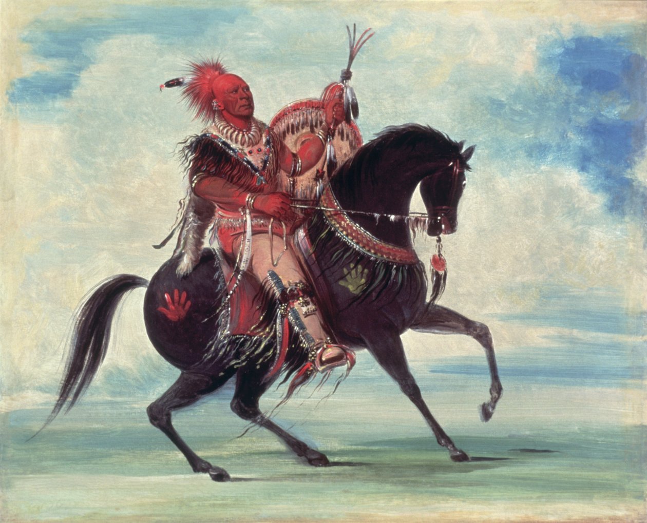 Päällikkö Keokuk tekijältä George Catlin