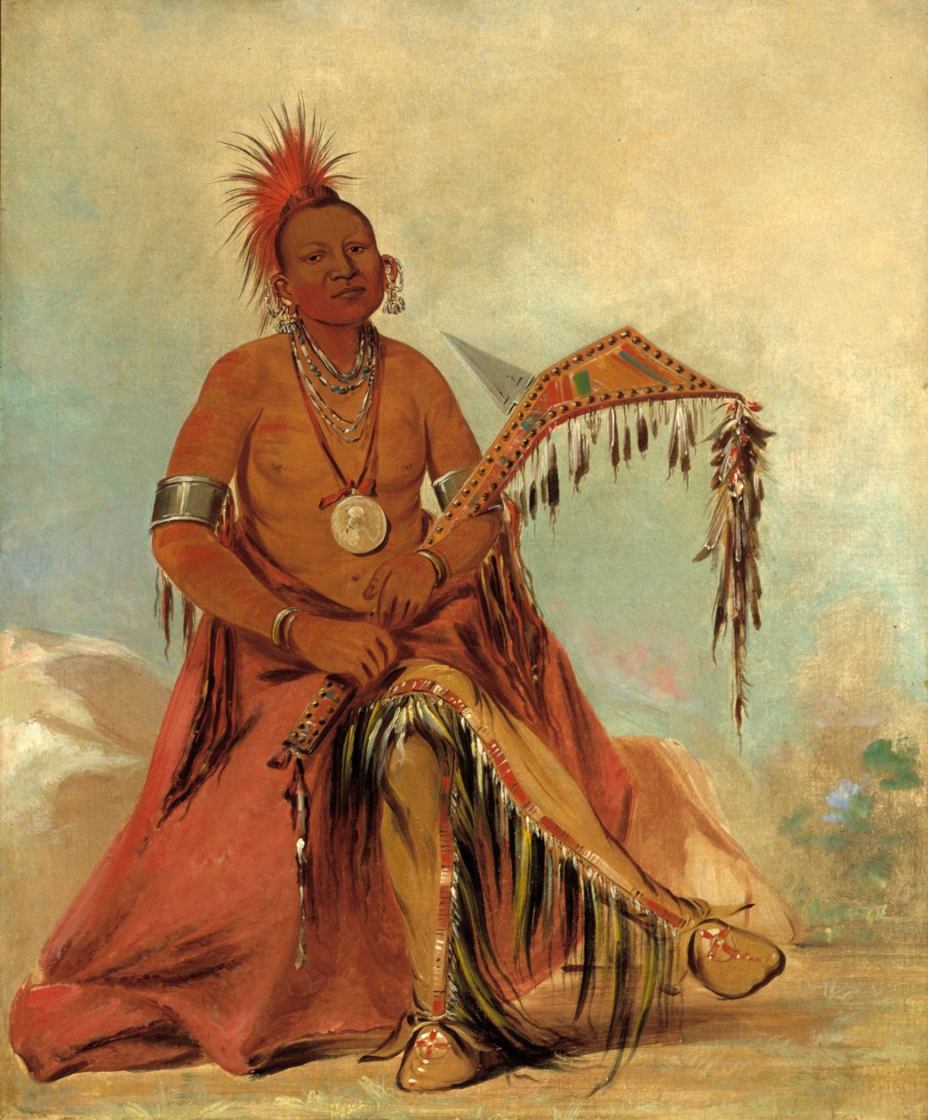 Cler-mónt, heimon ensimmäinen päällikkö, 1834. tekijältä George Catlin