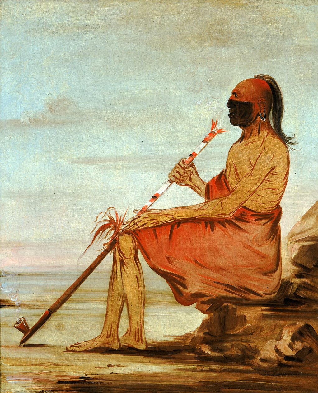 Coo-coo-coo, Pöllö, iäkäs päällikkö, 1836. tekijältä George Catlin