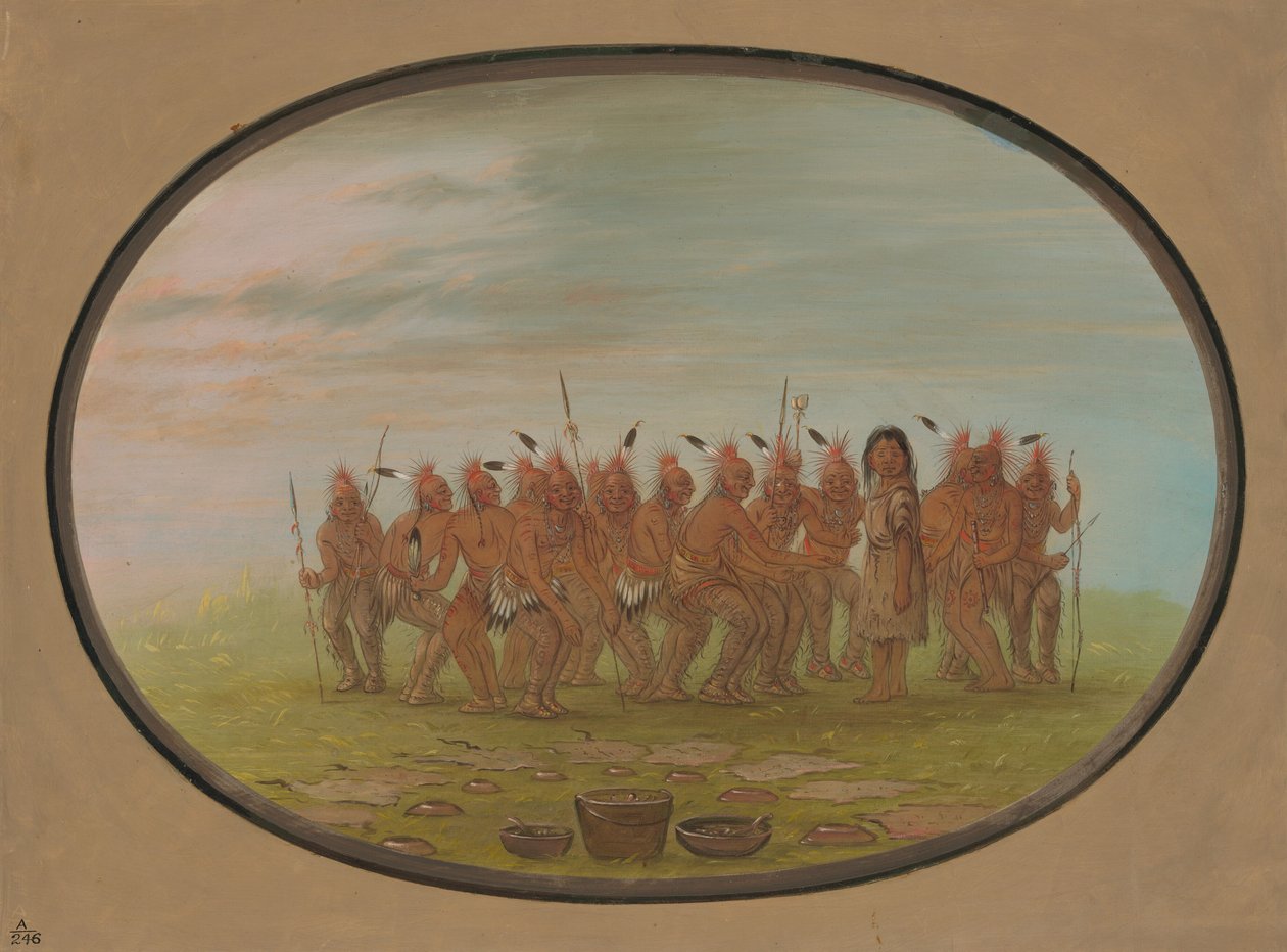 Tanssi Berdachelle - Saukie, 18611869. tekijältä George Catlin