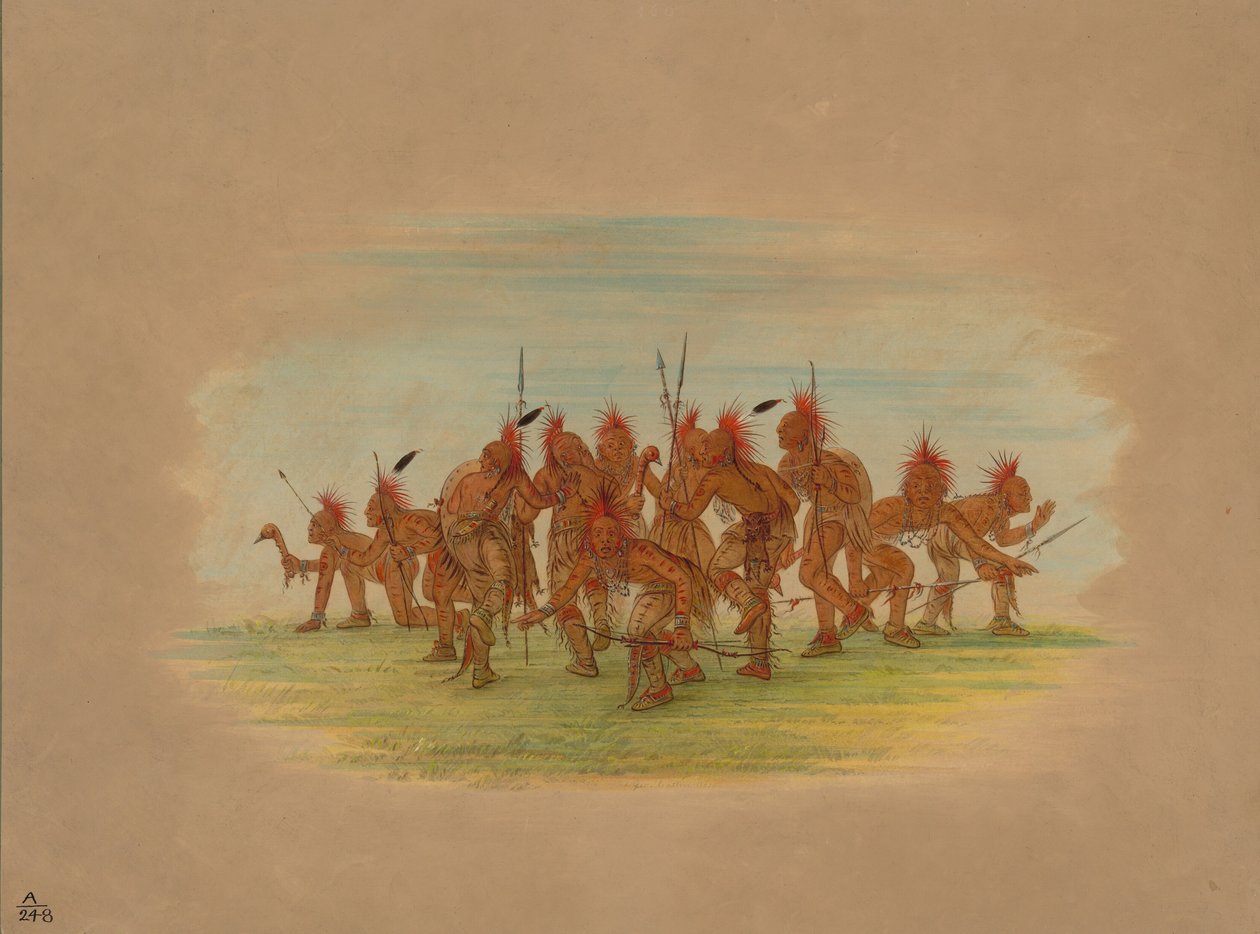 Discovery Dance - Saukie, 1861. tekijältä George Catlin