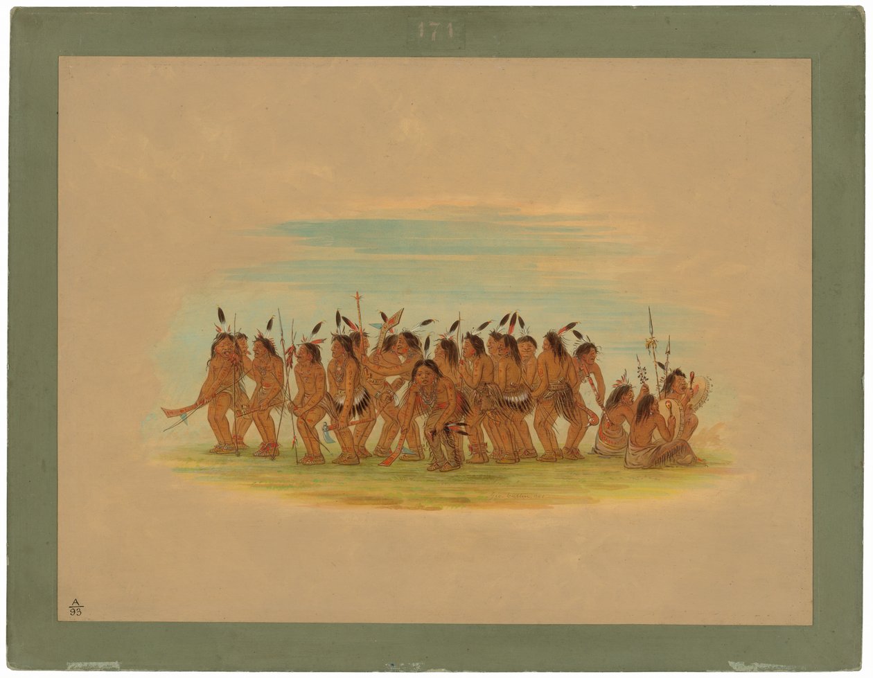 Koiran tanssi - Sioux tekijältä George Catlin