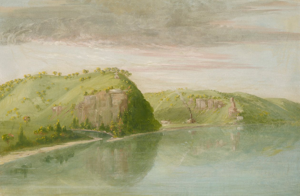 Dubuquen hauta, Ylä-Mississippi tekijältä George Catlin