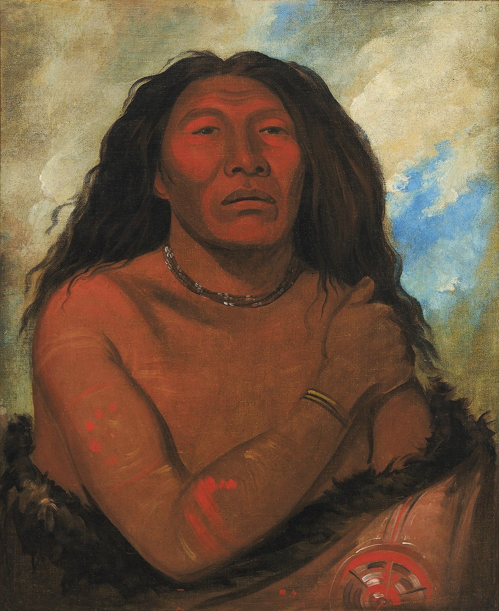 Duhk-gits-o-ó-see, Punainen Karhu, ansioitunut soturi... tekijältä George Catlin