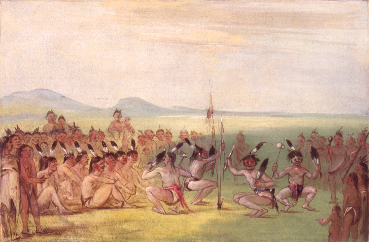 Kotkatanssi, Choctaw tekijältä George Catlin