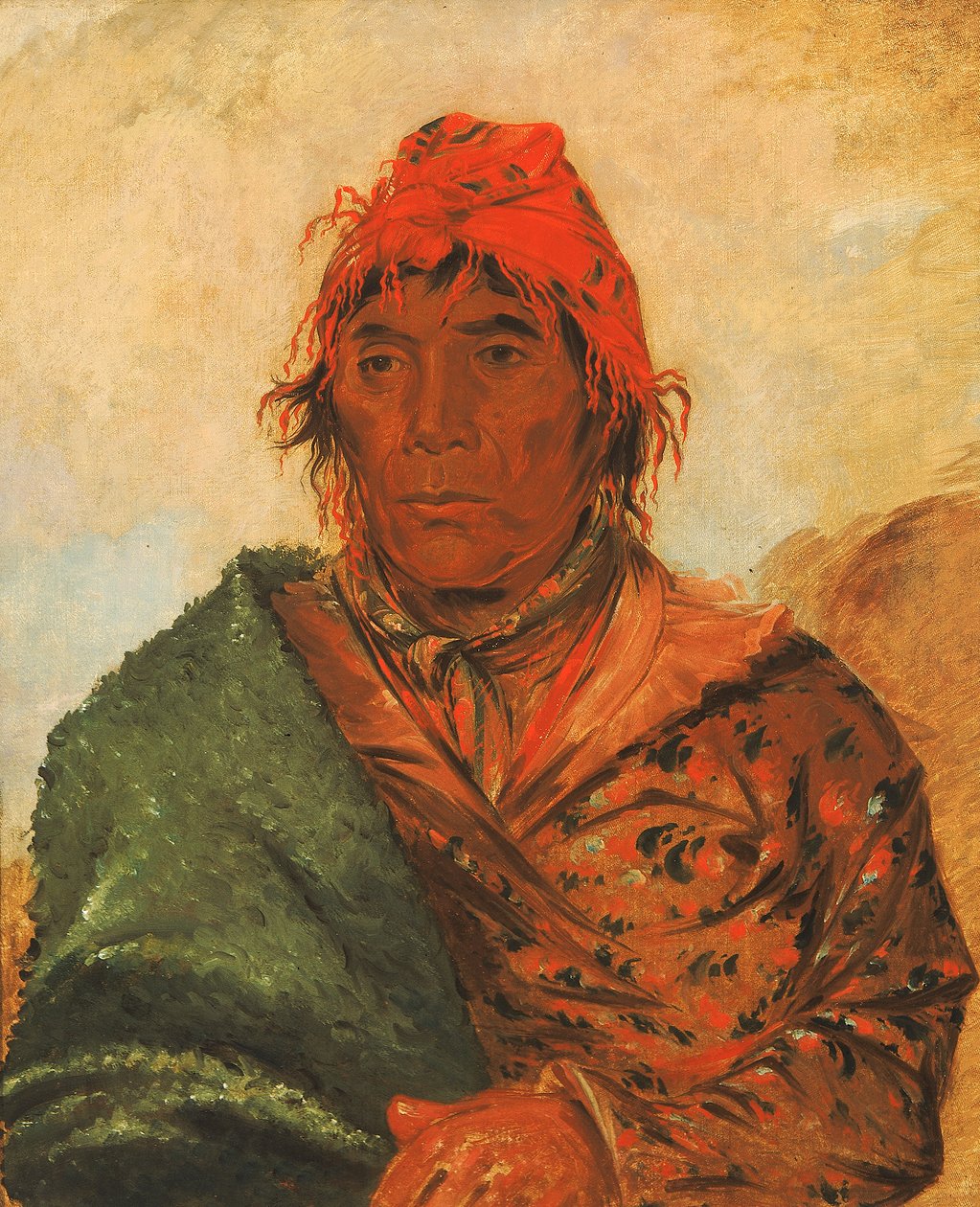 Ee-mat-lá-, kuningas Phillip, toinen päällikkö, 1838. tekijältä George Catlin