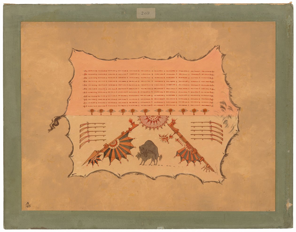 Faksi Omaha-kylpytakista tekijältä George Catlin