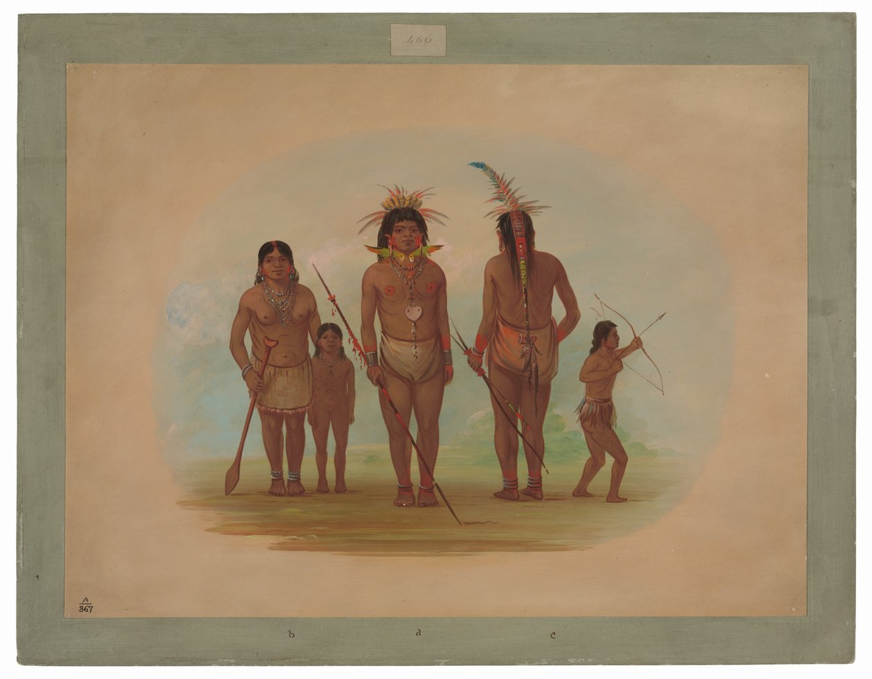 Viisi Iquiton intiaania tekijältä George Catlin