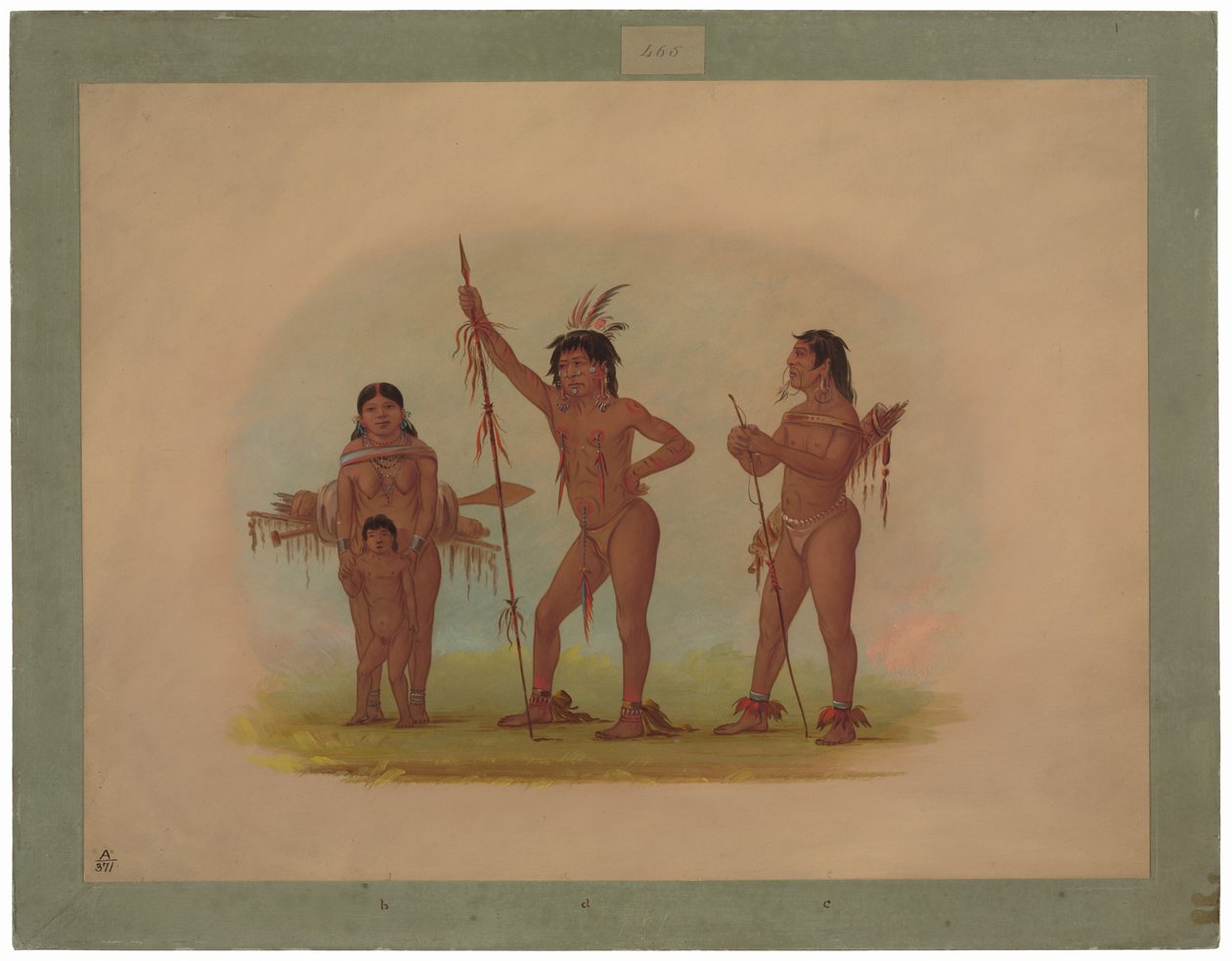 Neljä Mura-intiaania tekijältä George Catlin