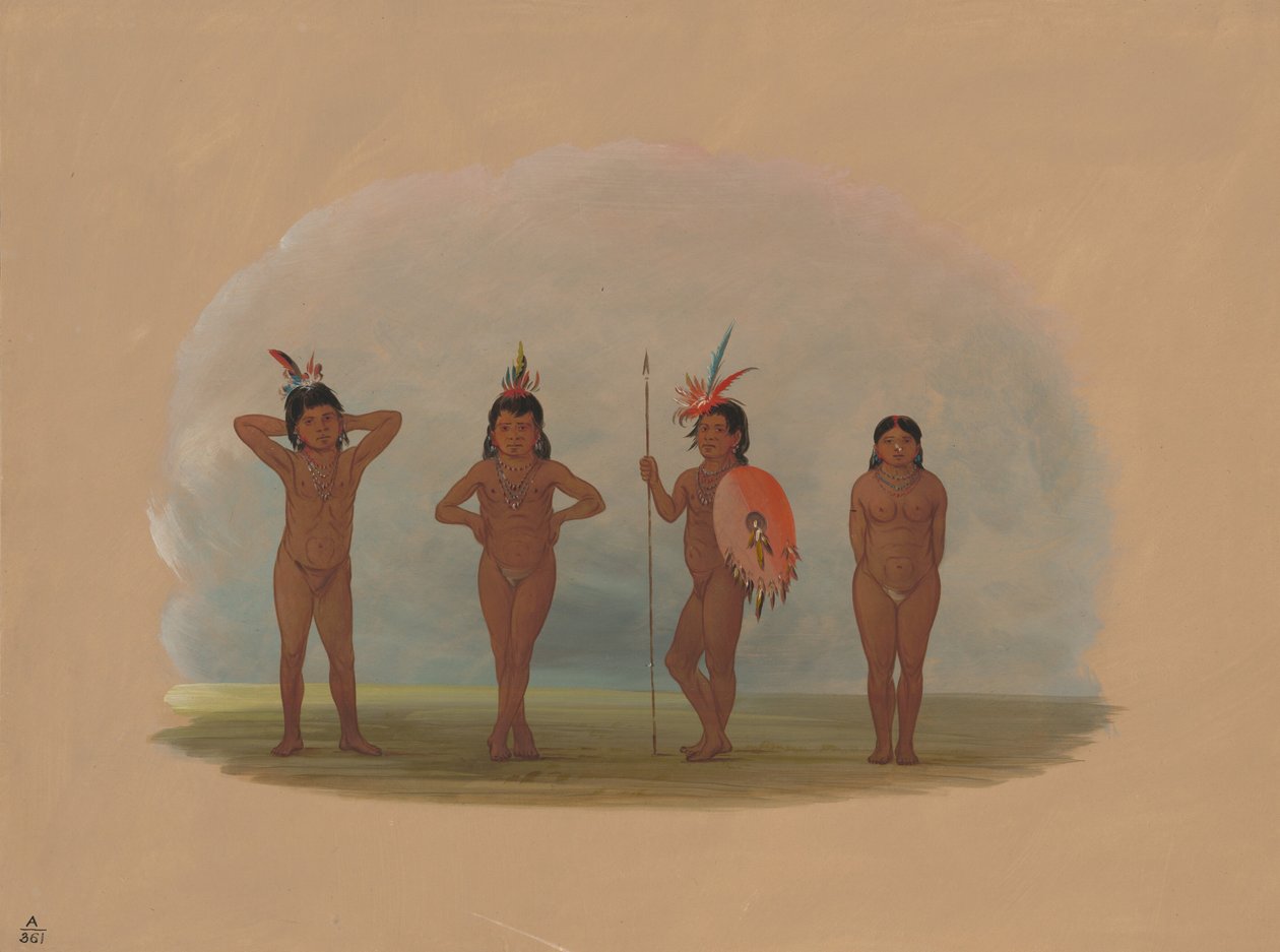 Neljä Zurumatin lasta, 18541869. tekijältä George Catlin