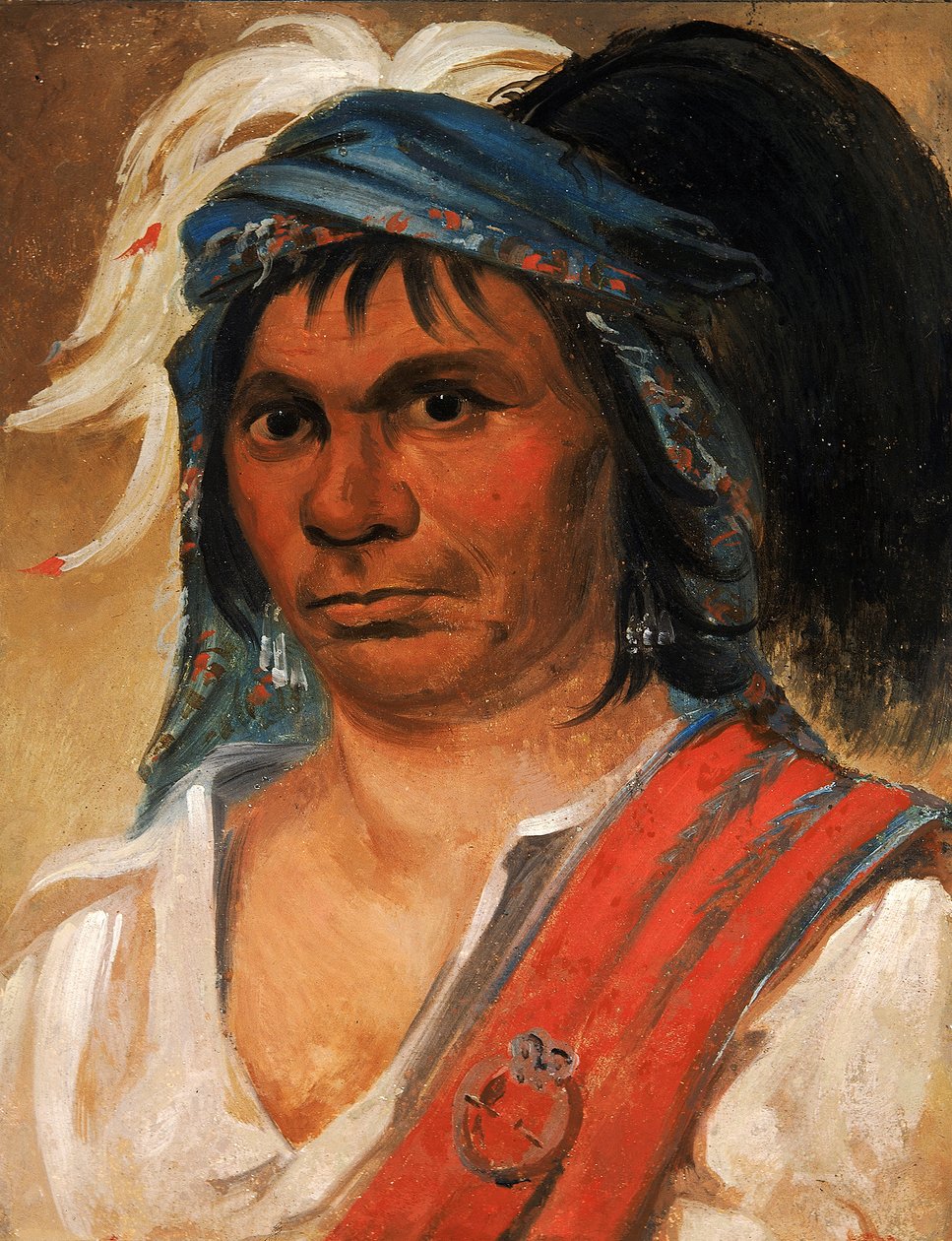 Hard Hickory, ystävällinen mies, 1831. tekijältä George Catlin