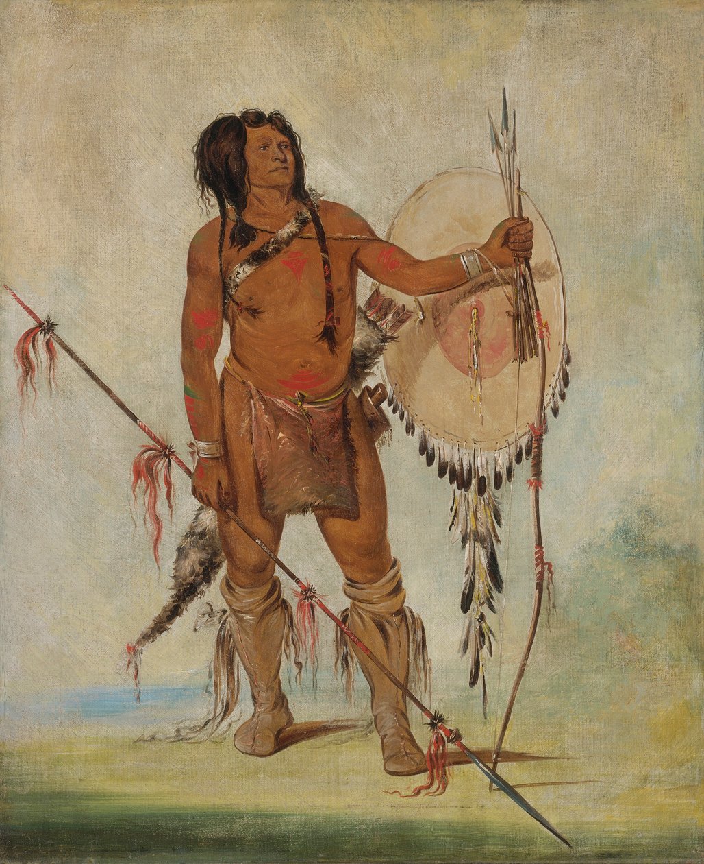 His-oo-sán-chees, pikku espanjalainen, soturi... tekijältä George Catlin