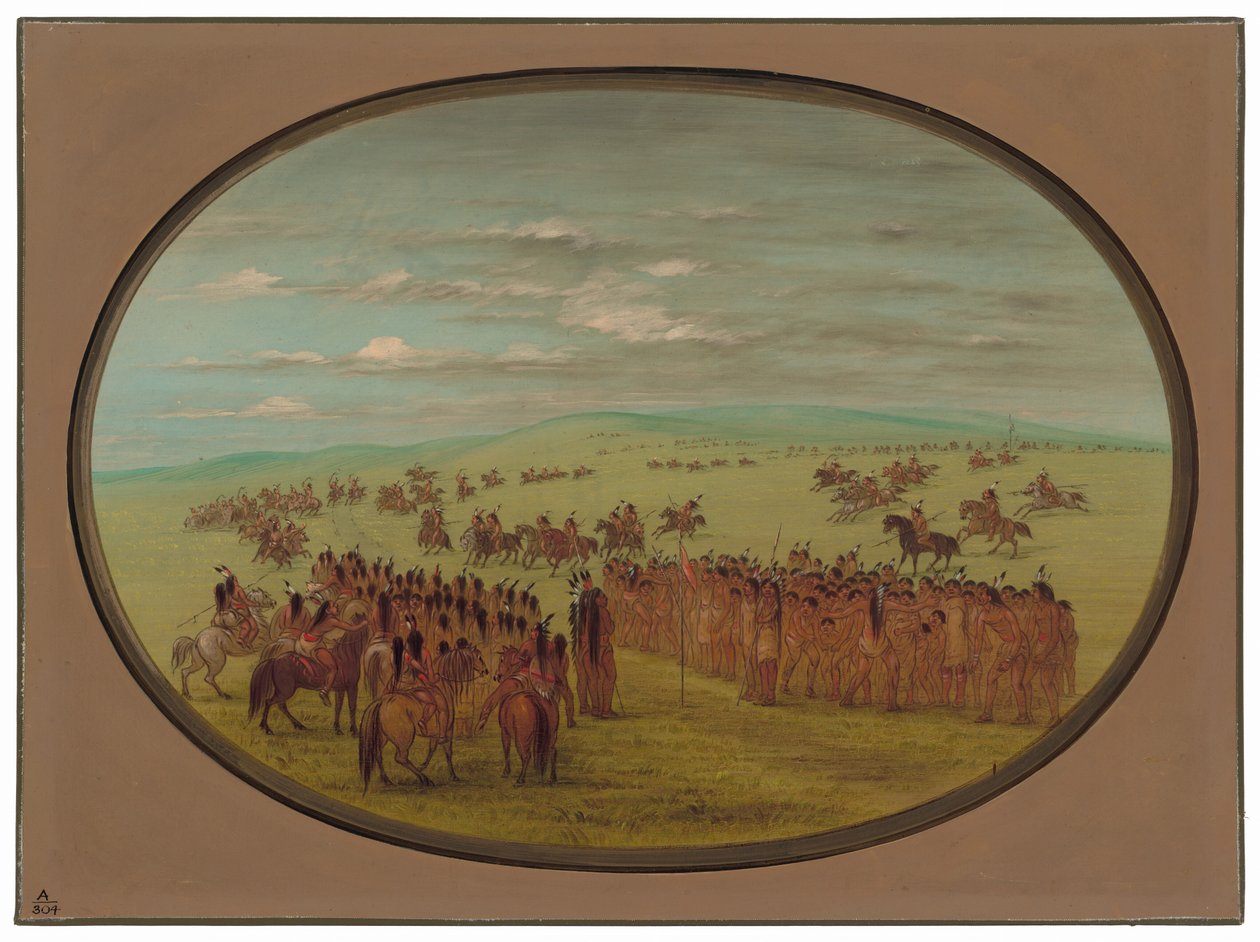 Hevosurheilu - Minatarrees tekijältä George Catlin
