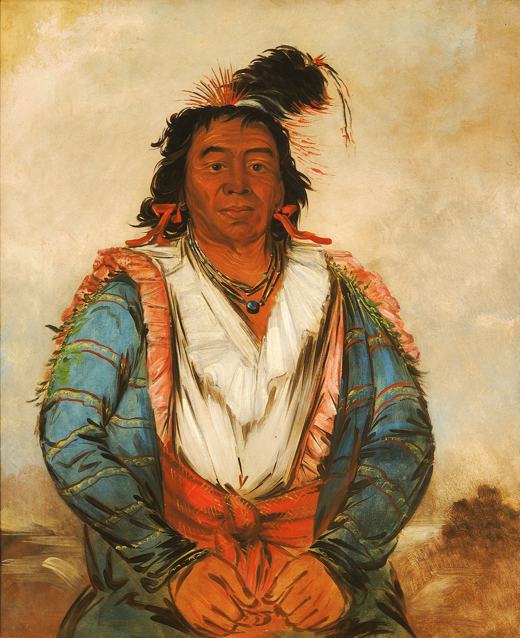 Hose-put-o-káw-gee, rohkea, 1834. tekijältä George Catlin