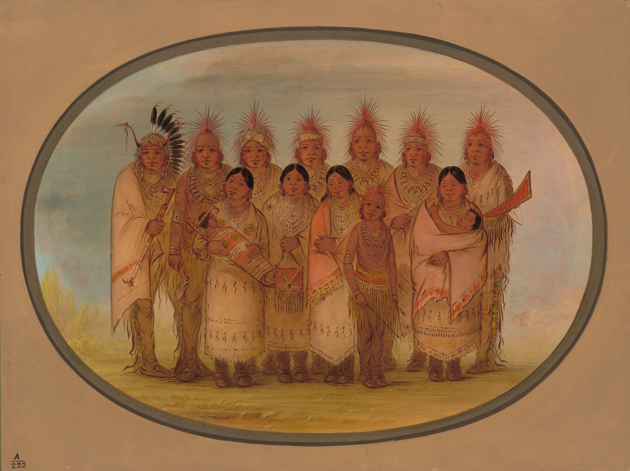 Iowan intiaanit, jotka vierailivat Lontoossa ja Pariisissa, 18611869. tekijältä George Catlin