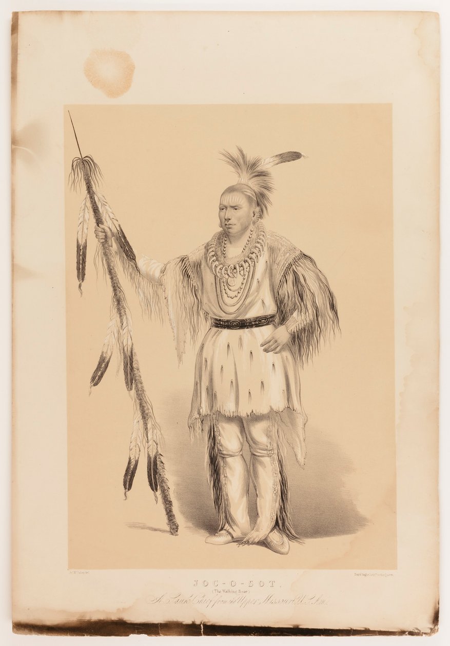Joc-o-sot, kävelevä karhu tekijältä George Catlin