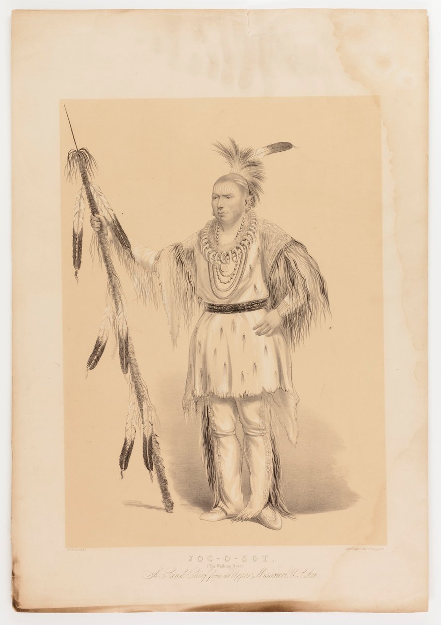 Joc-o-sot, kävelevä karhu tekijältä George Catlin