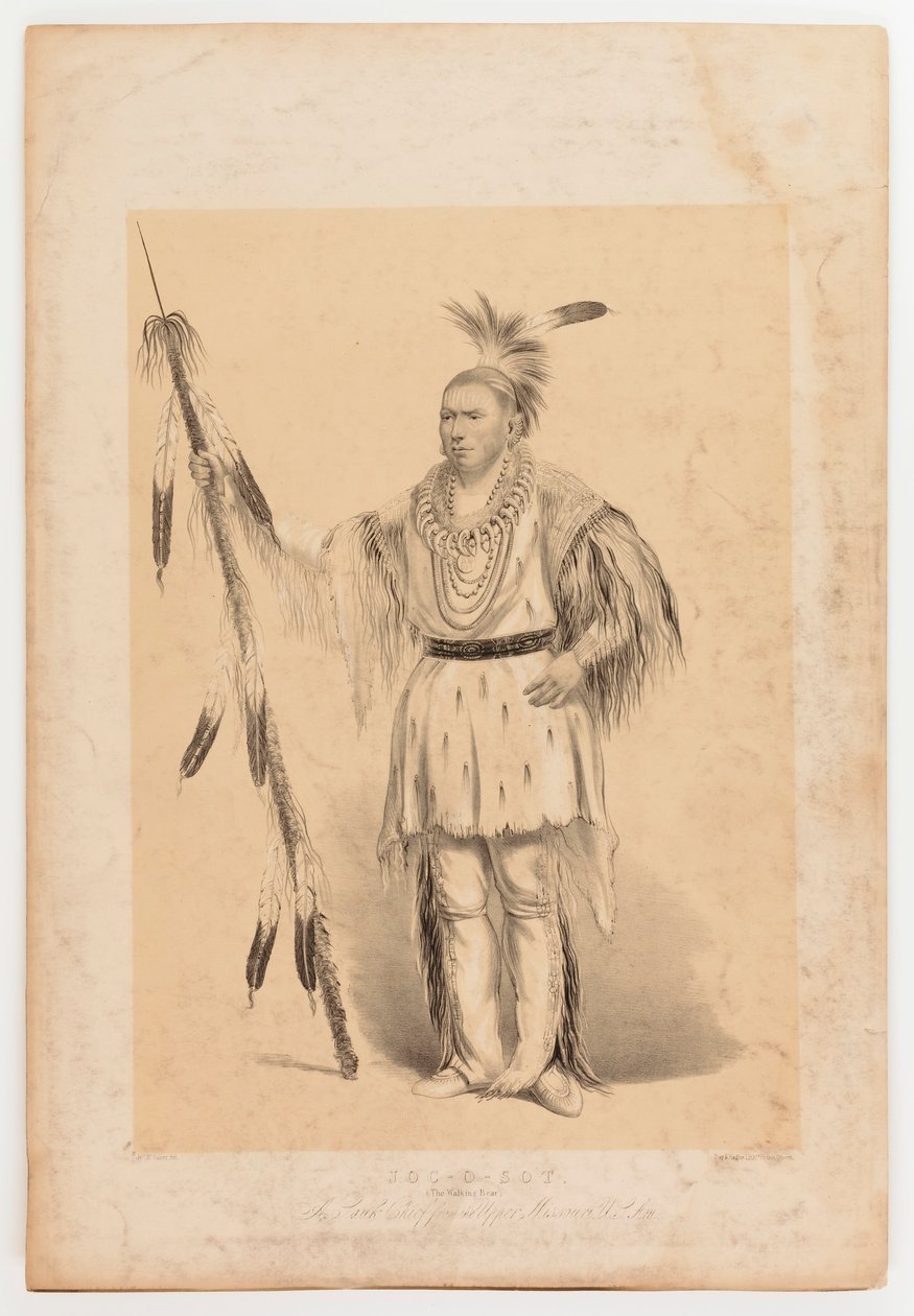 Joc-o-sot, kävelevä karhu tekijältä George Catlin
