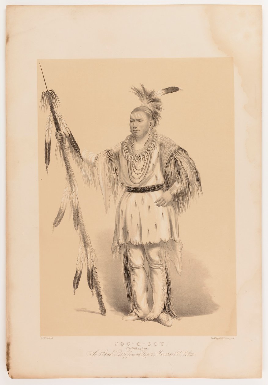 Joc-o-sot, kävelevä karhu tekijältä George Catlin
