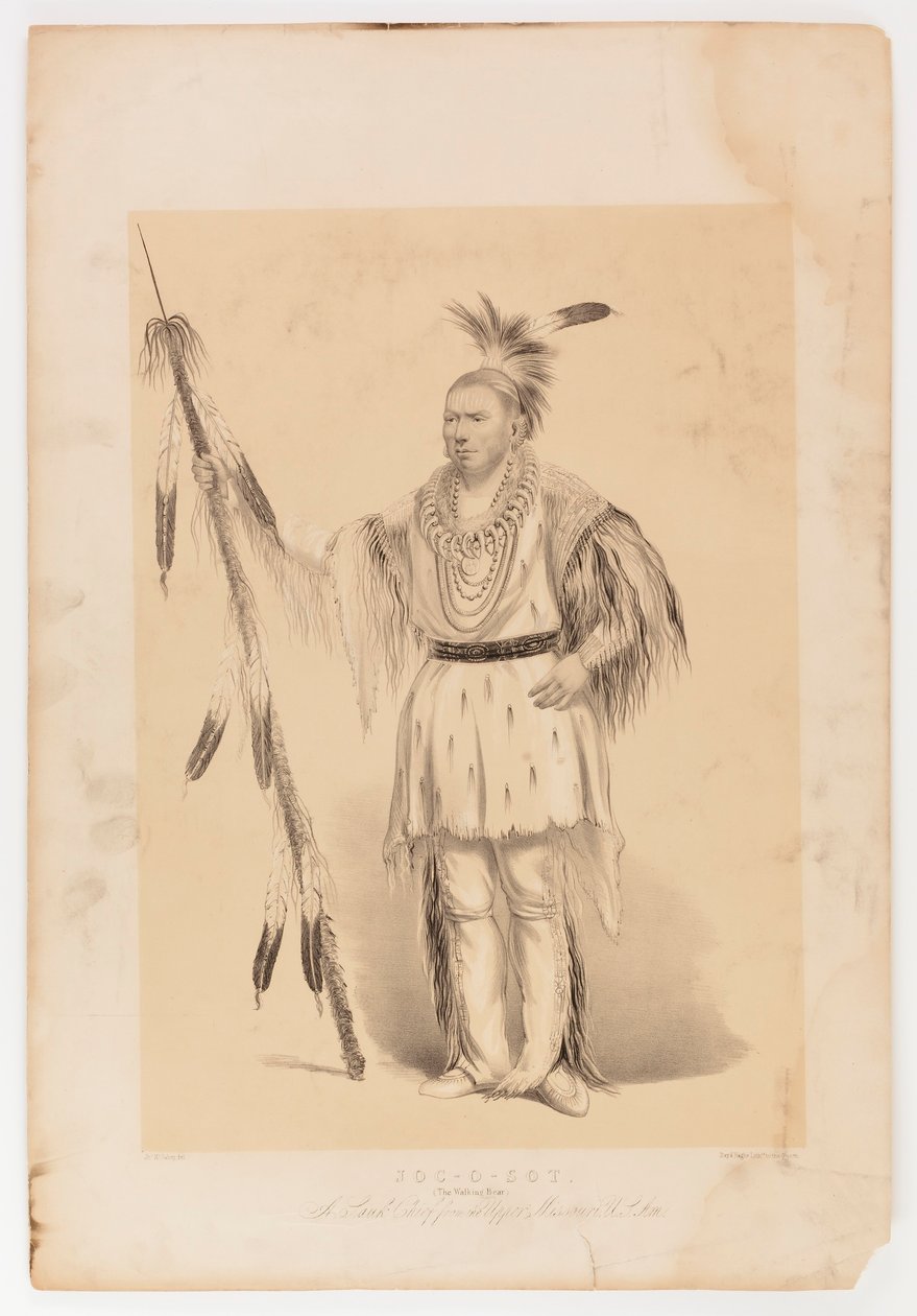 Joc-o-sot, kävelevä karhu tekijältä George Catlin
