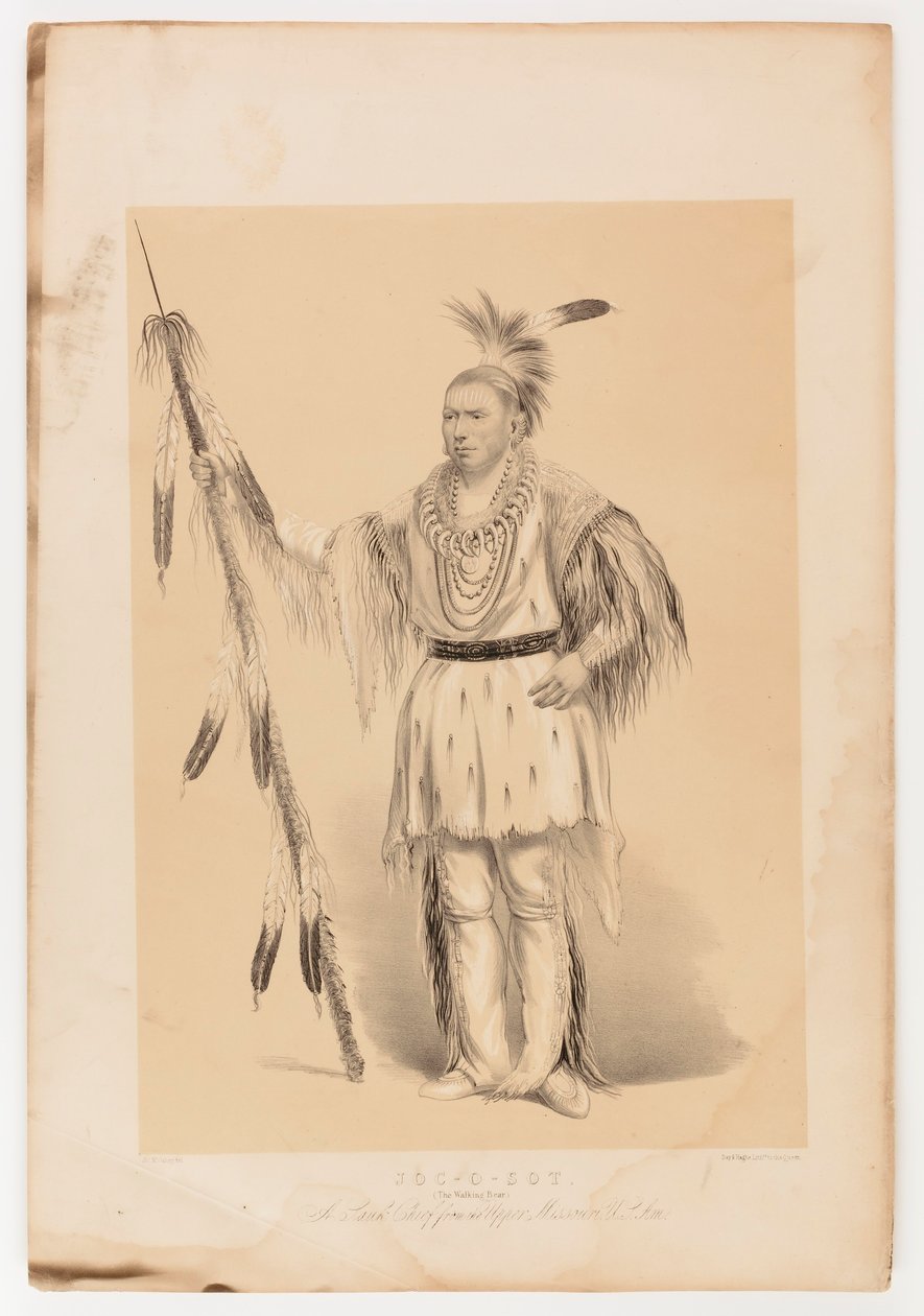 Joc-o-sot, kävelevä karhu tekijältä George Catlin