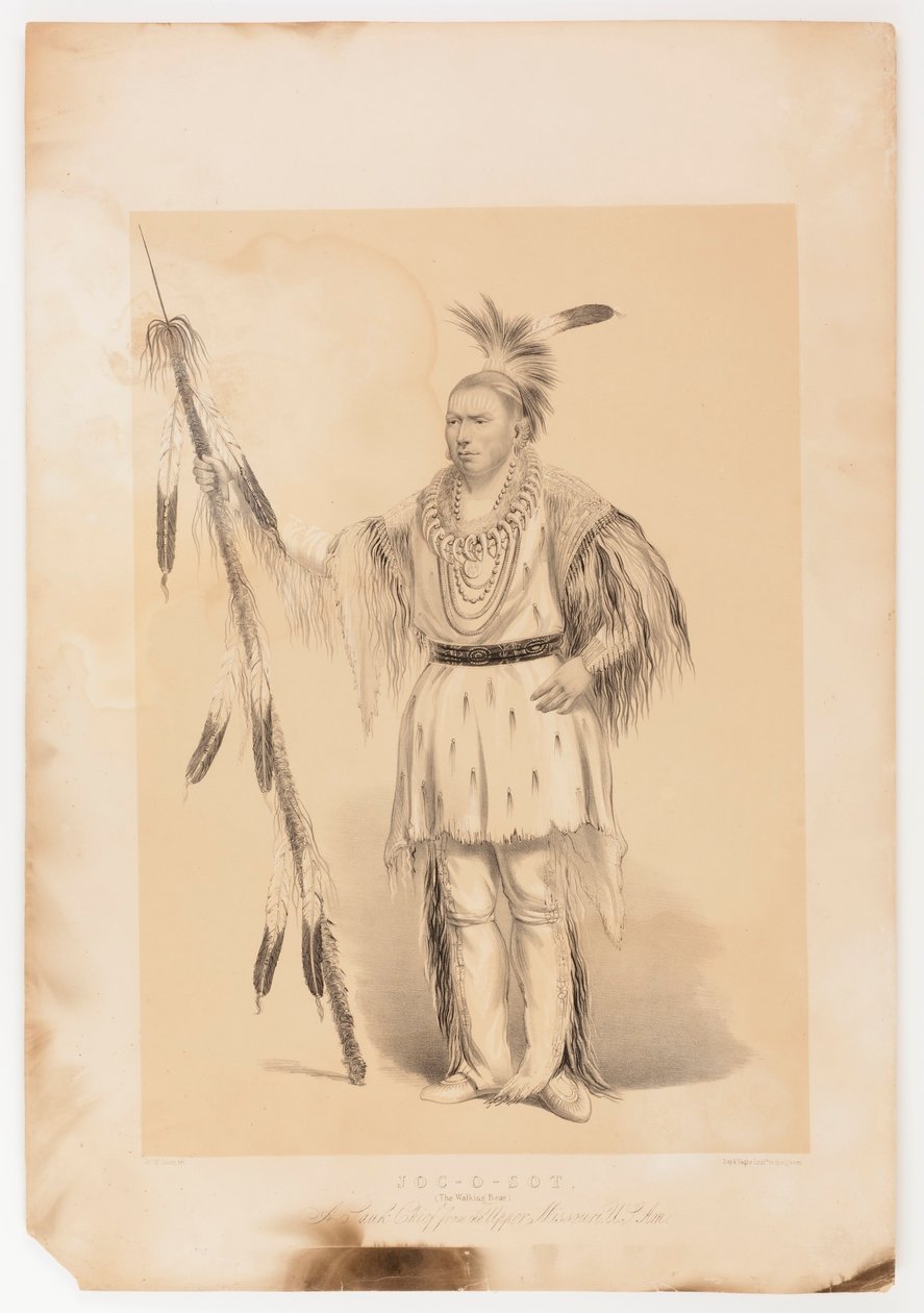 Joc-o-sot, kävelevä karhu tekijältä George Catlin