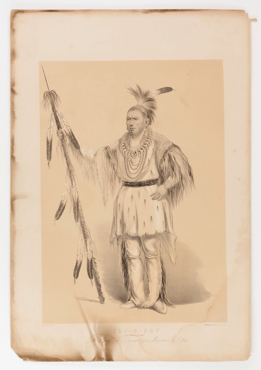 Joc-o-sot, kävelevä karhu tekijältä George Catlin