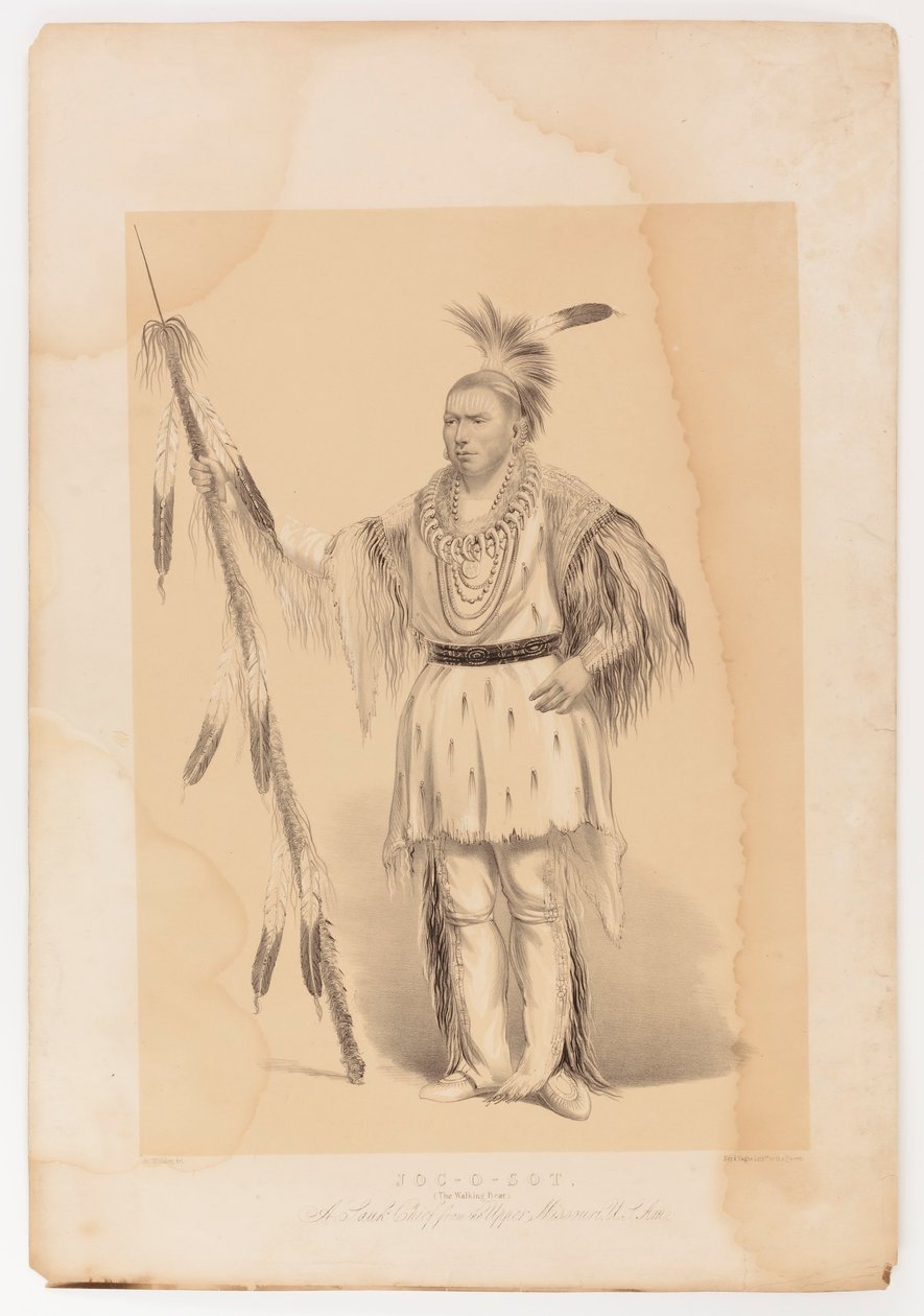 Joc-o-sot, kävelevä karhu tekijältä George Catlin