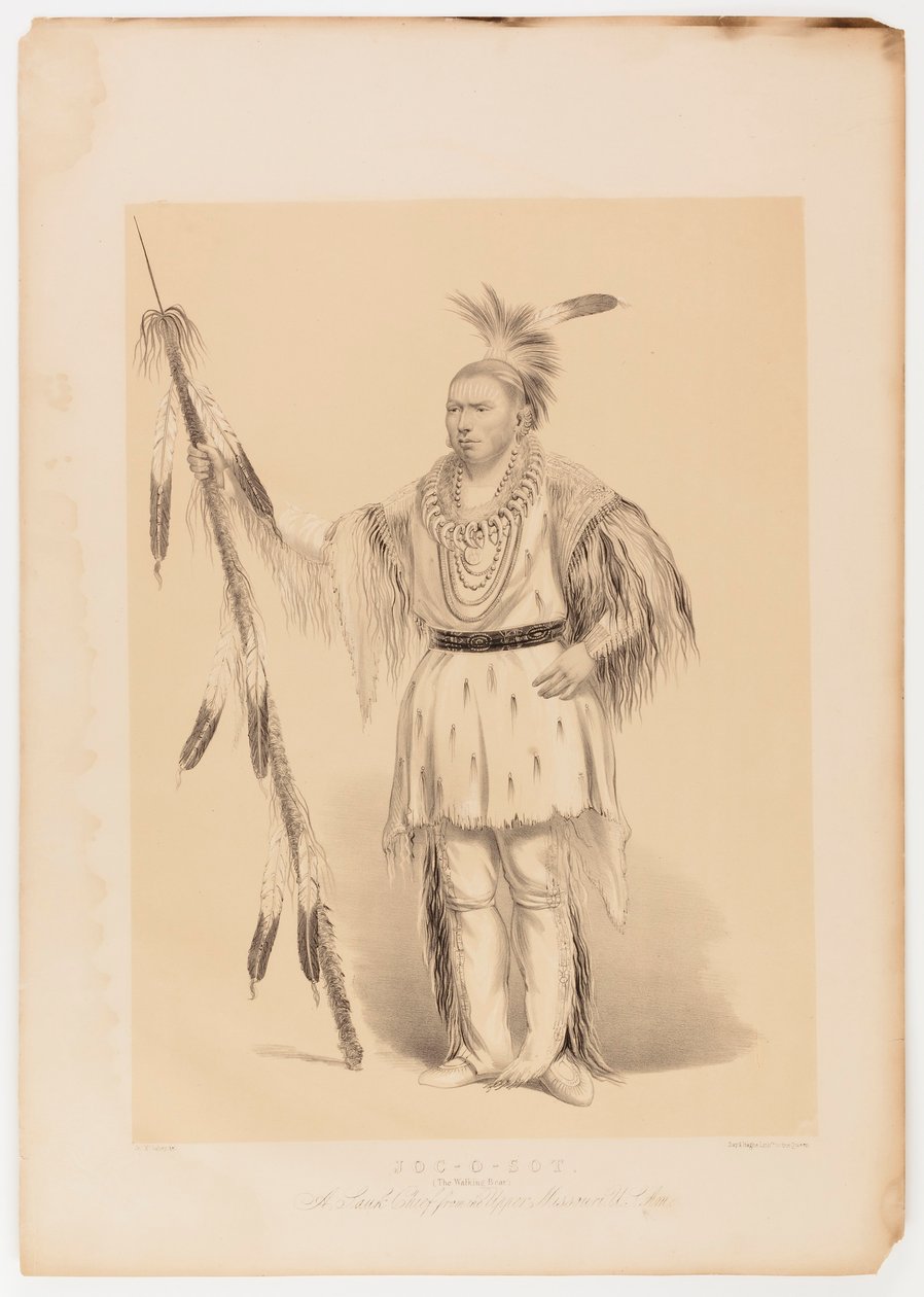 Joc-o-sot, kävelevä karhu tekijältä George Catlin