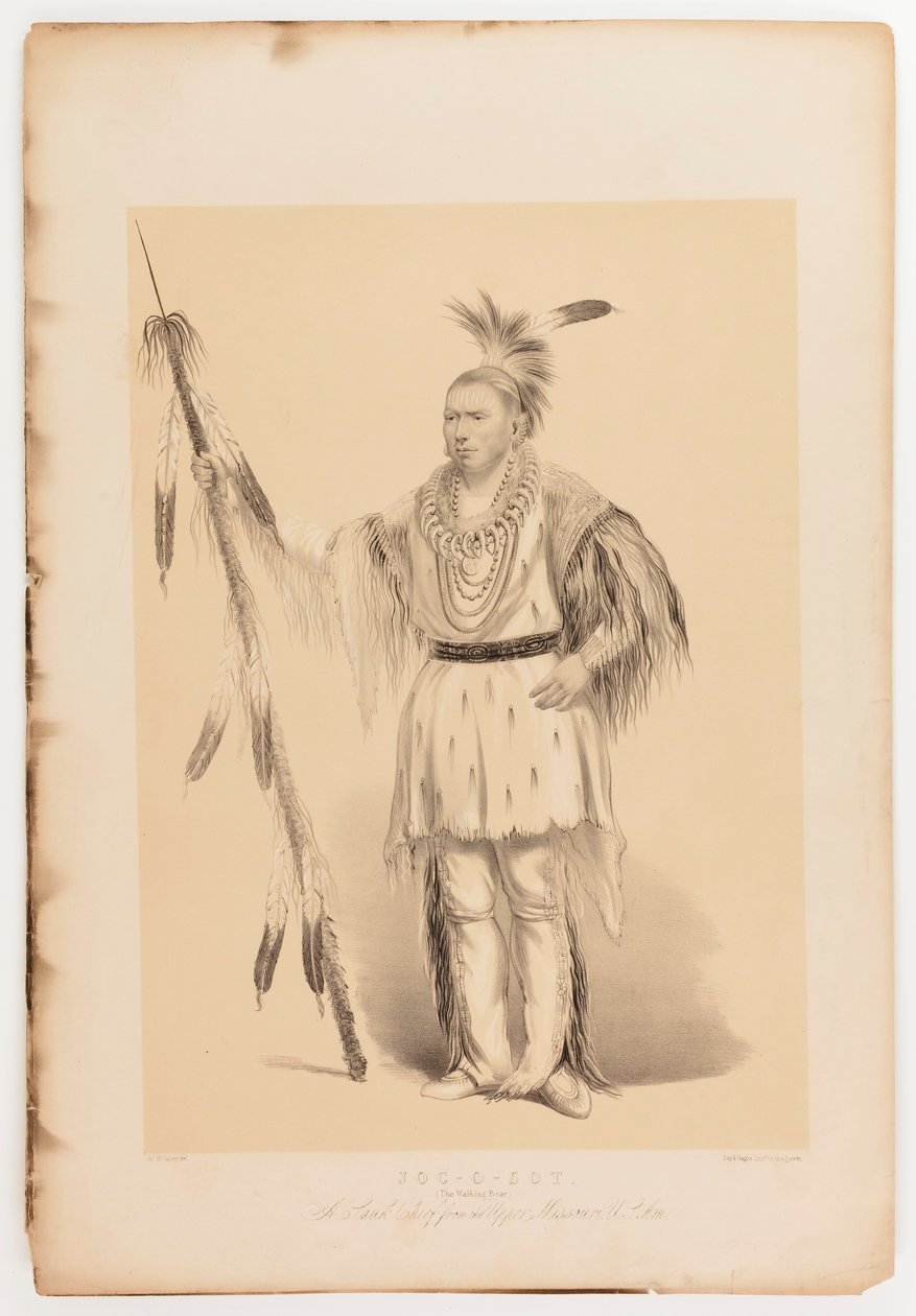 Joc-o-sot, kävelevä karhu tekijältä George Catlin