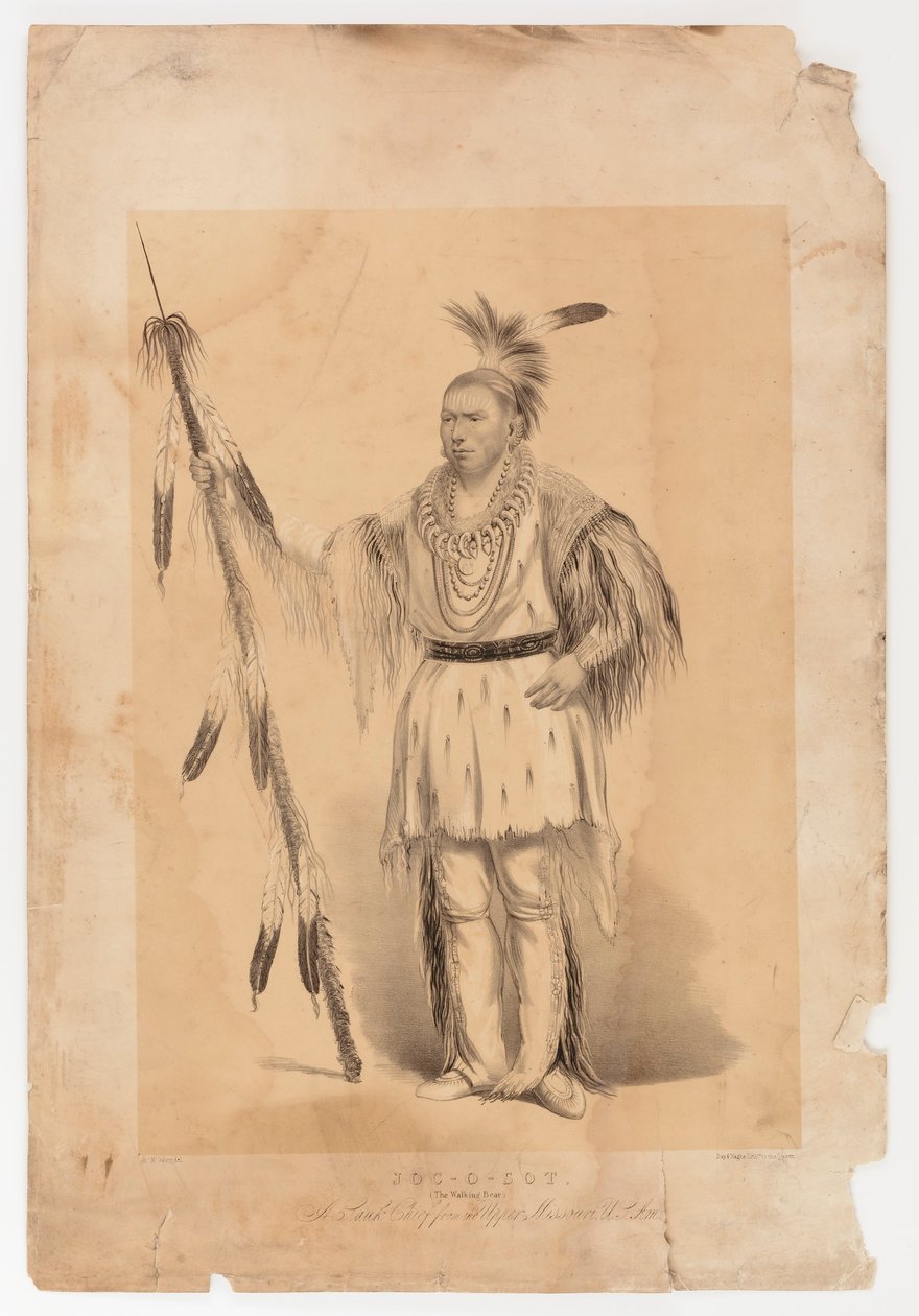 Joc-o-sot, kävelevä karhu tekijältä George Catlin