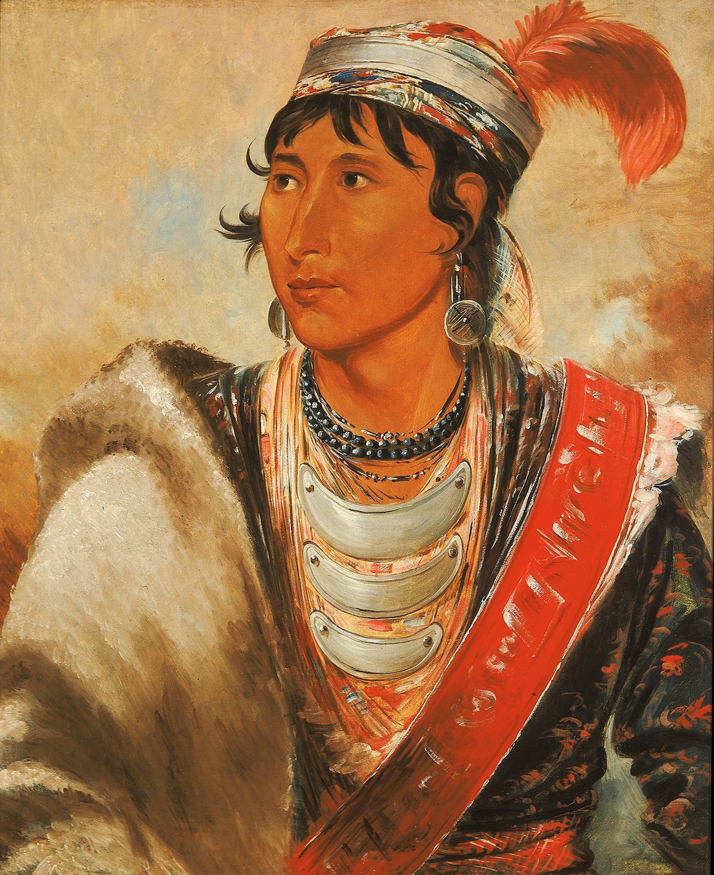 Láh-shee, Licker, jota kutsutaan "Creek Billyksi". tekijältä George Catlin