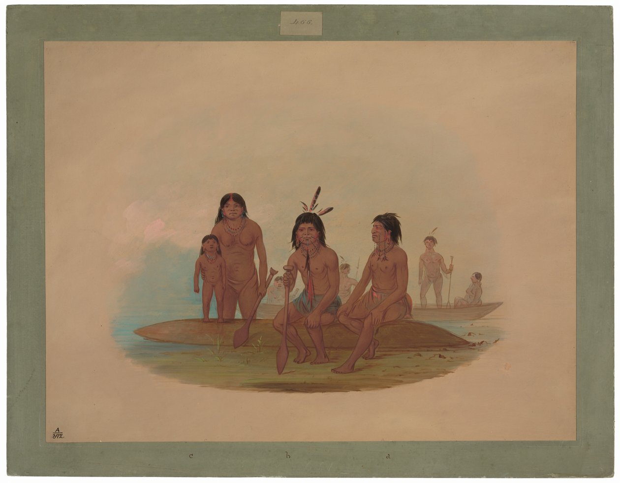 Marahua-intiaanit tekijältä George Catlin