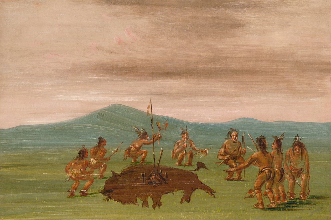 Siouxin lääkepuhveli, 1837-1839. tekijältä George Catlin
