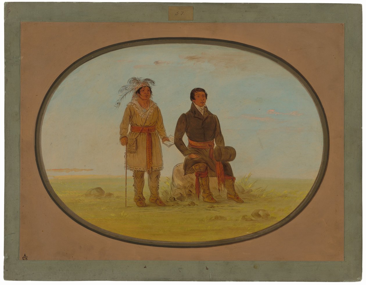 Mohiganin päällikkö ja lähetyssaarnaaja tekijältä George Catlin