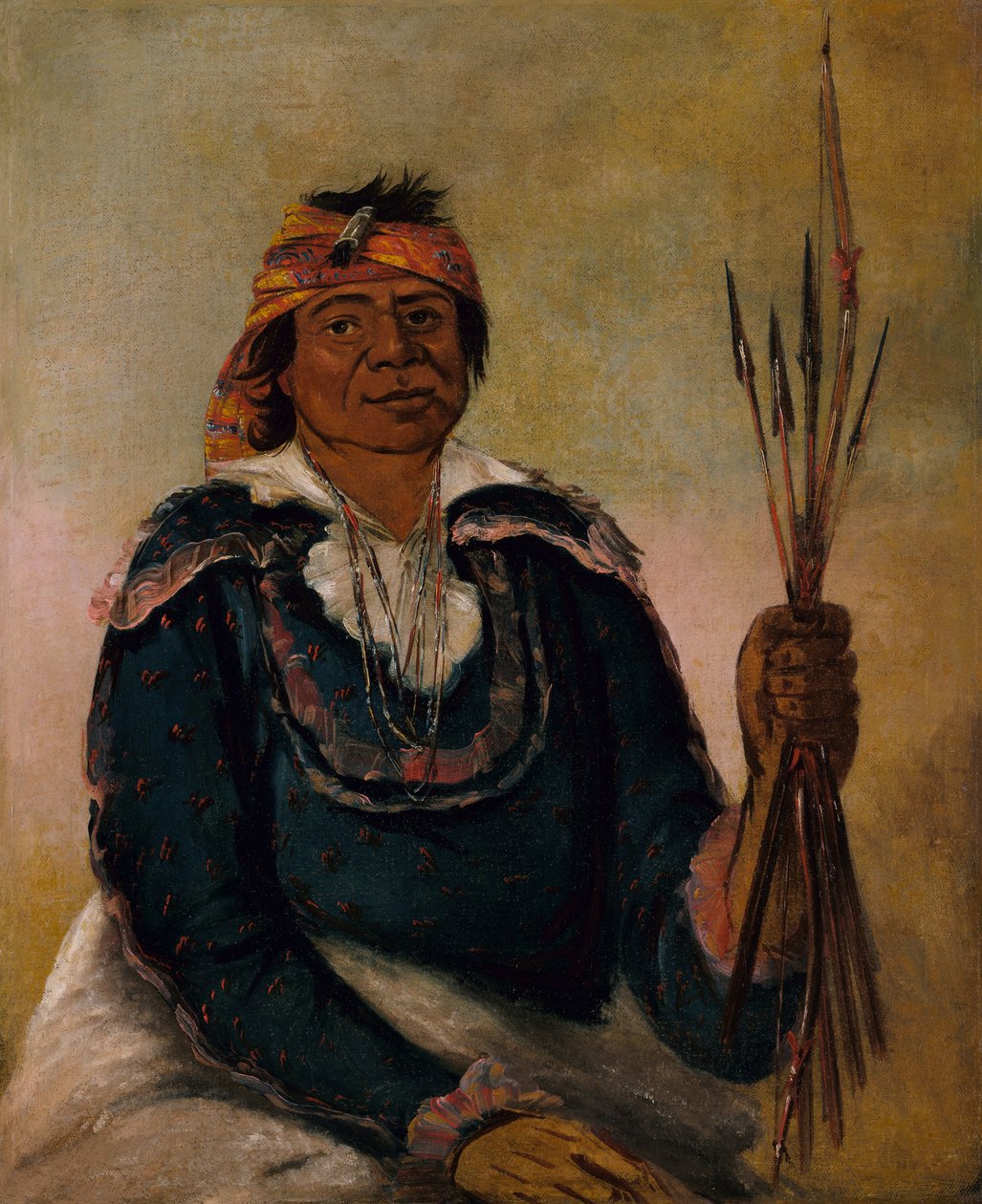 Ni-có-man, vastaus, toinen päällikkö, 1830. tekijältä George Catlin