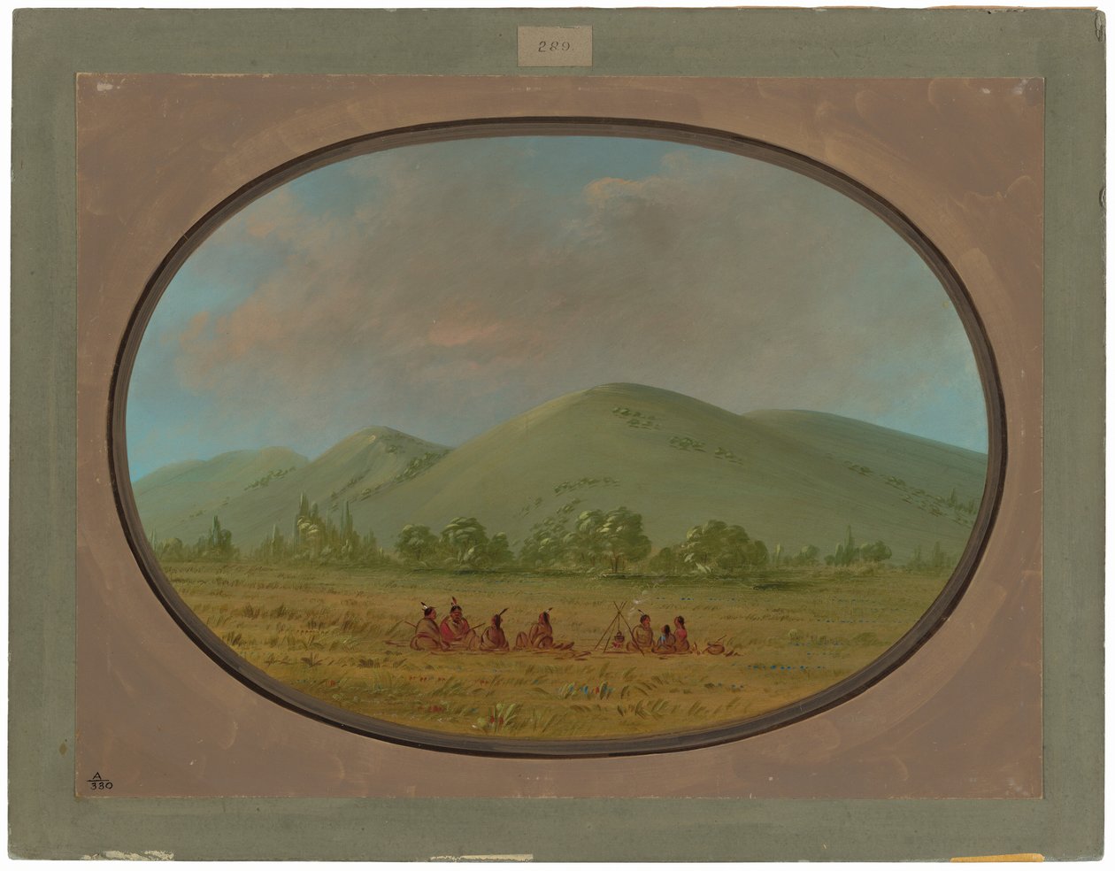Nishnabotana Bluffs, Ylä-Missouri tekijältä George Catlin
