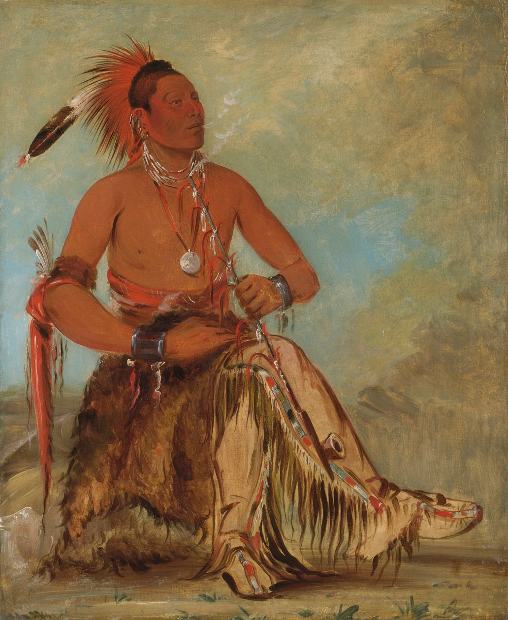 Nóm-ba-mon-nee, Kaksoiskävijä, urhea tekijältä George Catlin