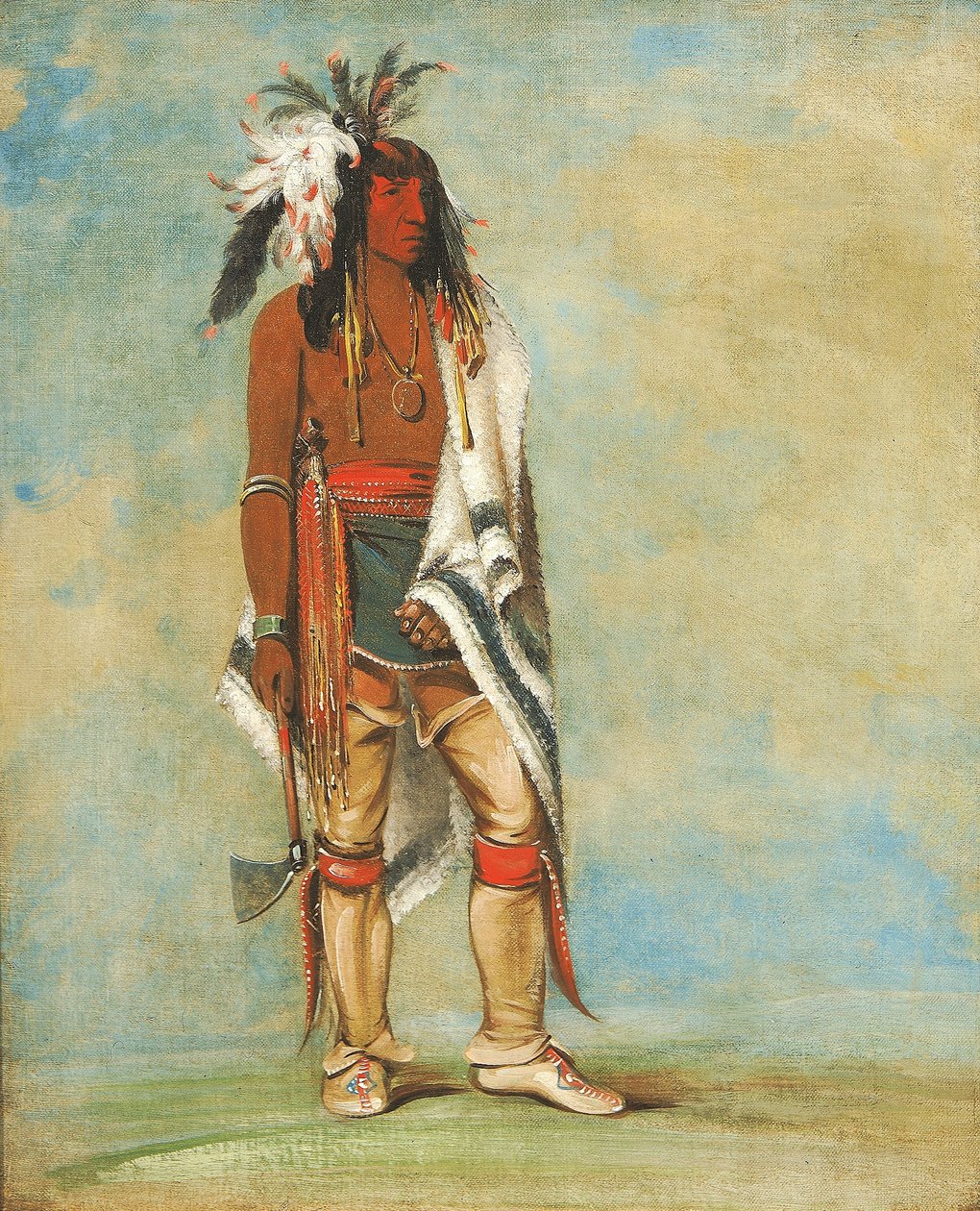 Nót-to-way, päällikkö tekijältä George Catlin