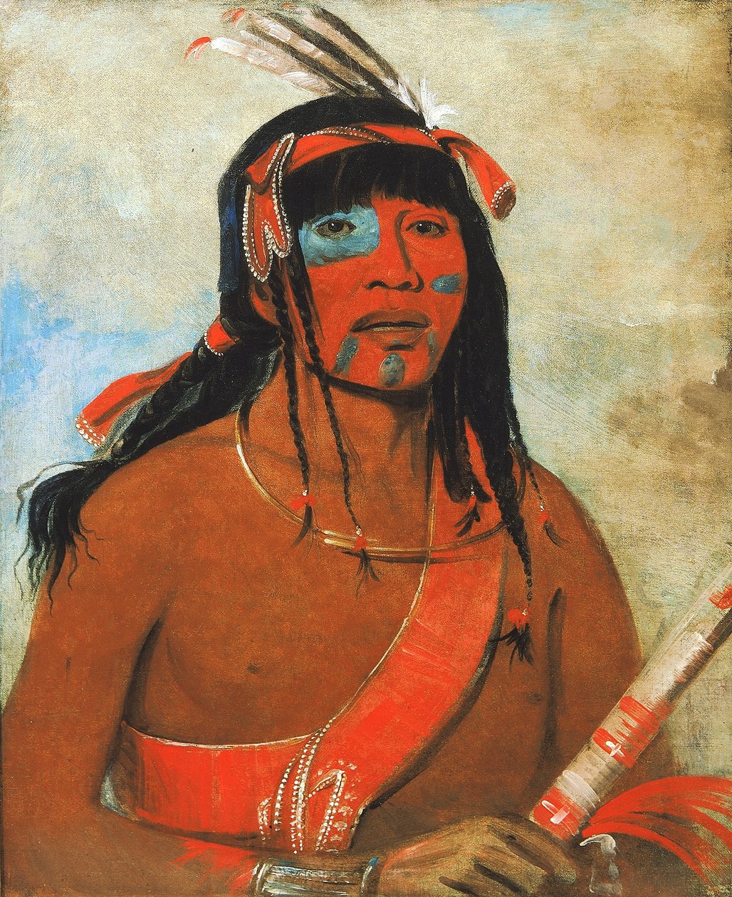 O-tá-wah, Ottaway, soturi, - tekijältä George Catlin