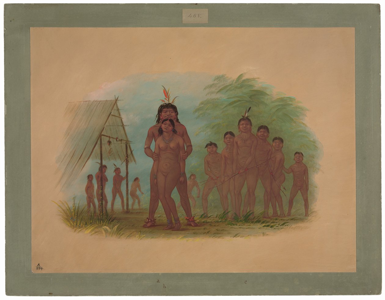 Orejonan intiaanit tekijältä George Catlin
