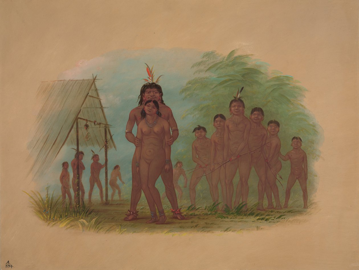 Orejonan intiaanit, 18541869. tekijältä George Catlin