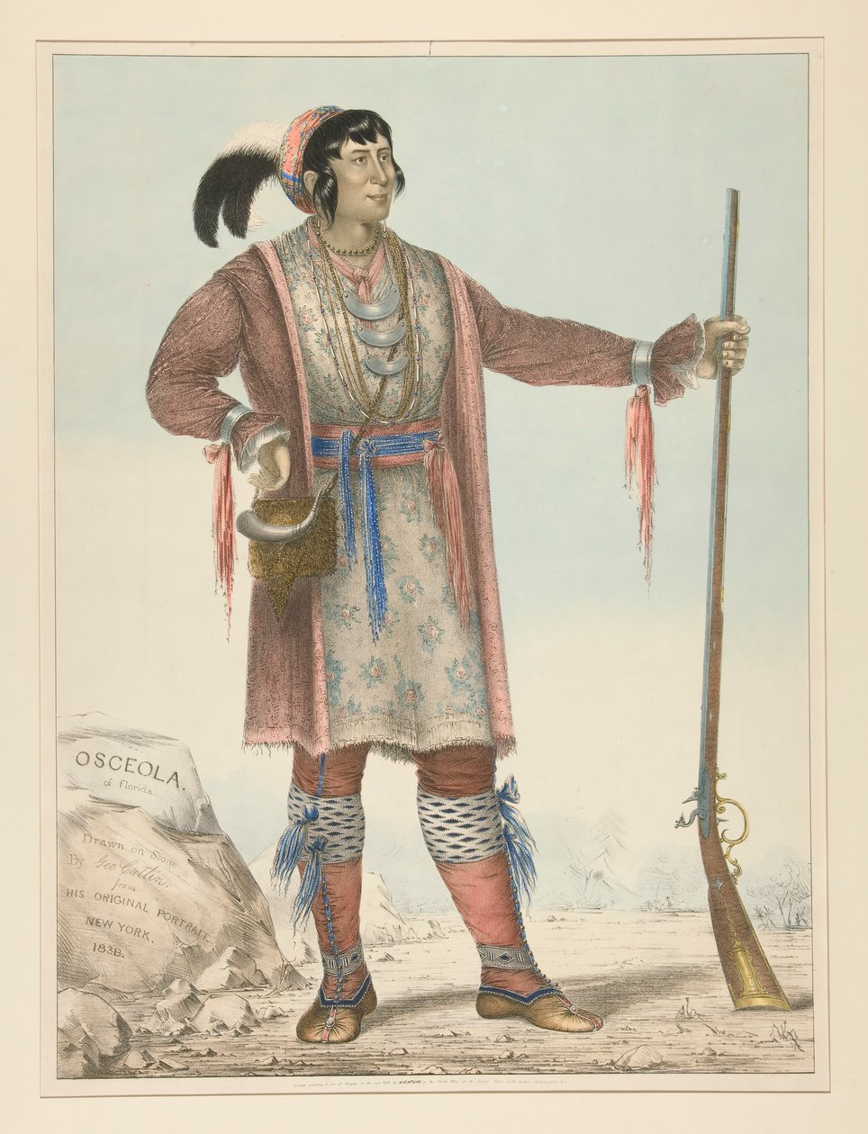 Osceola (intialainen päällikkö) tekijältä George Catlin