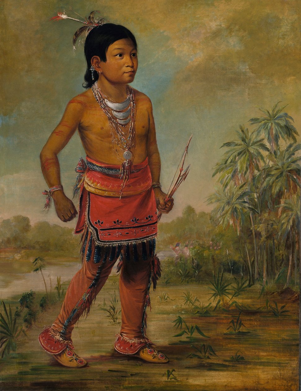 Osceola Nick-a-no-chee, poika tekijältä George Catlin