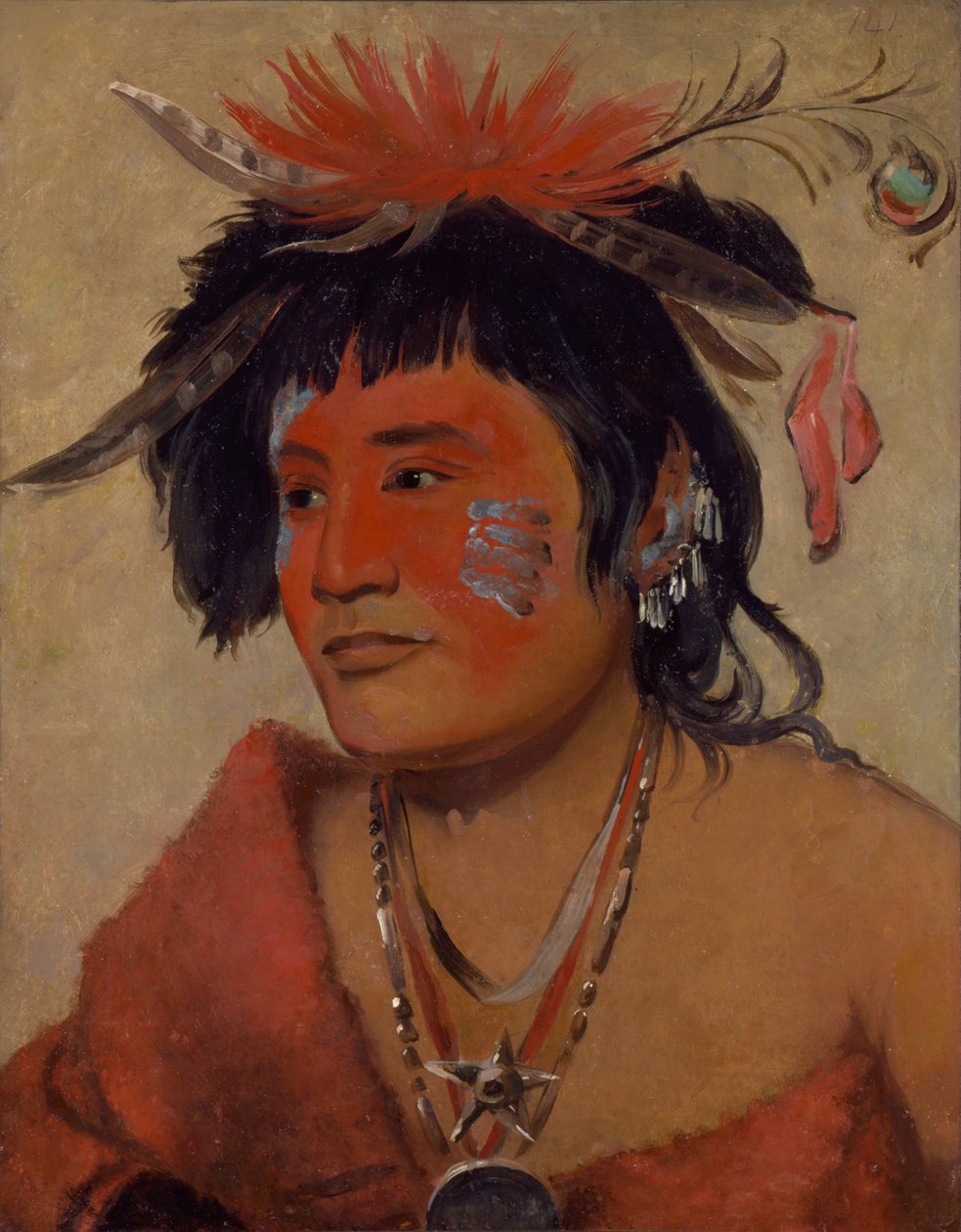 Pah-shee-náu-shaw, Soturi tekijältä George Catlin