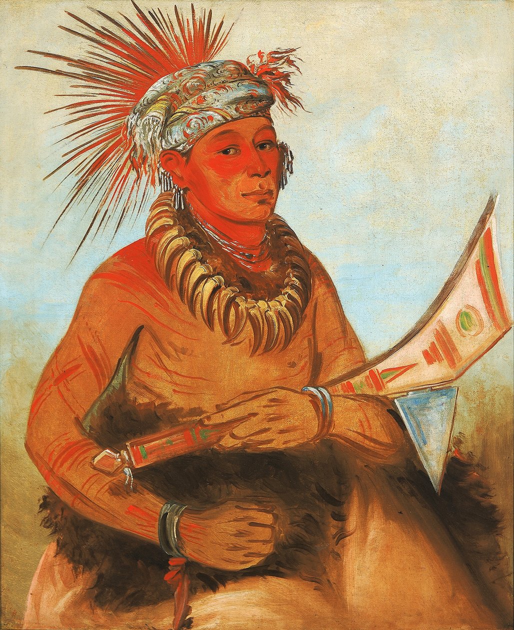 Pah-ta-cóo-chee, ampuva setri, urhea tekijältä George Catlin