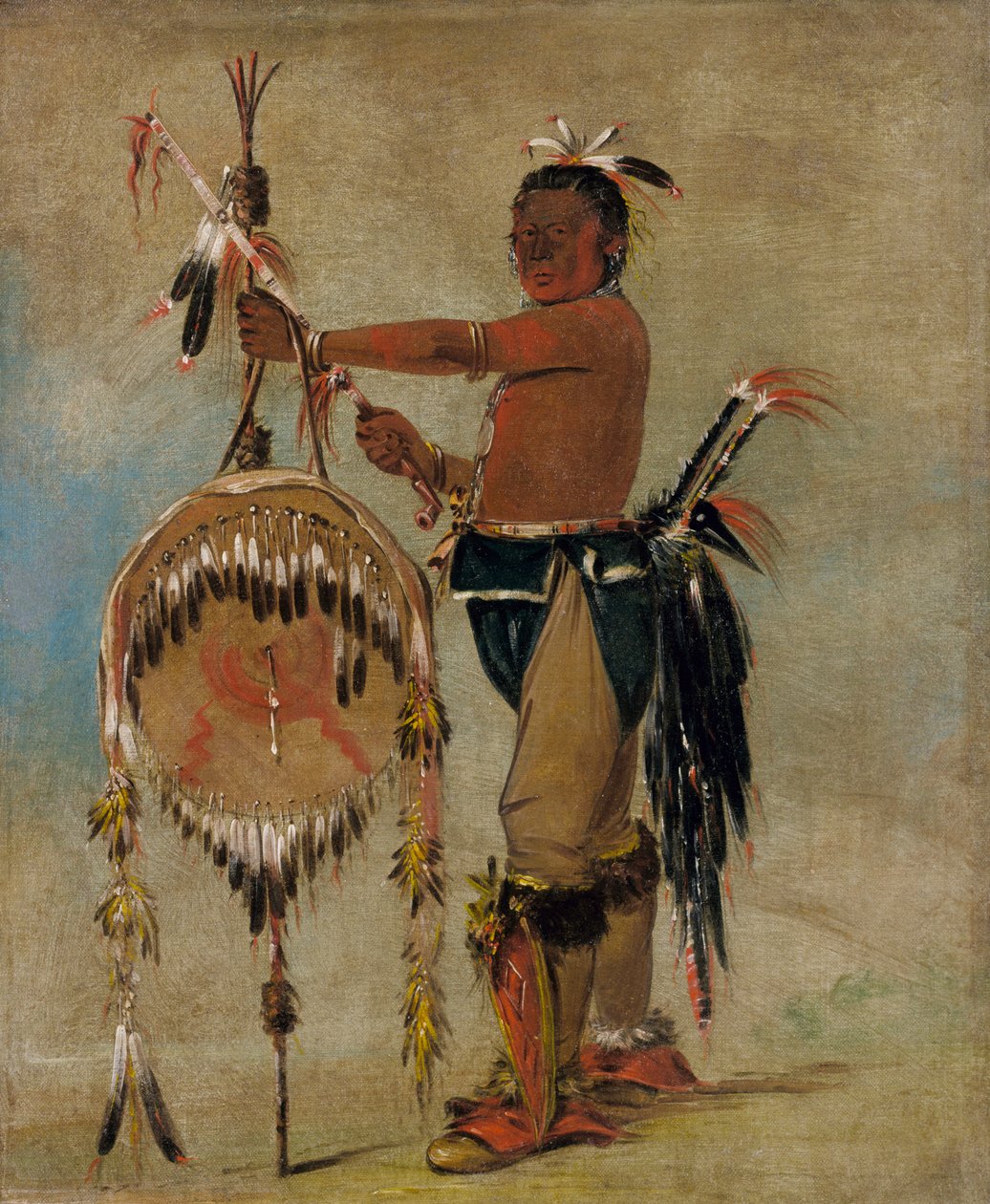 Pash-ee-pa-hó, pieni puukotuspäällikkö, kunnianarvoisa Saukin päällikkö, 1835. tekijältä George Catlin